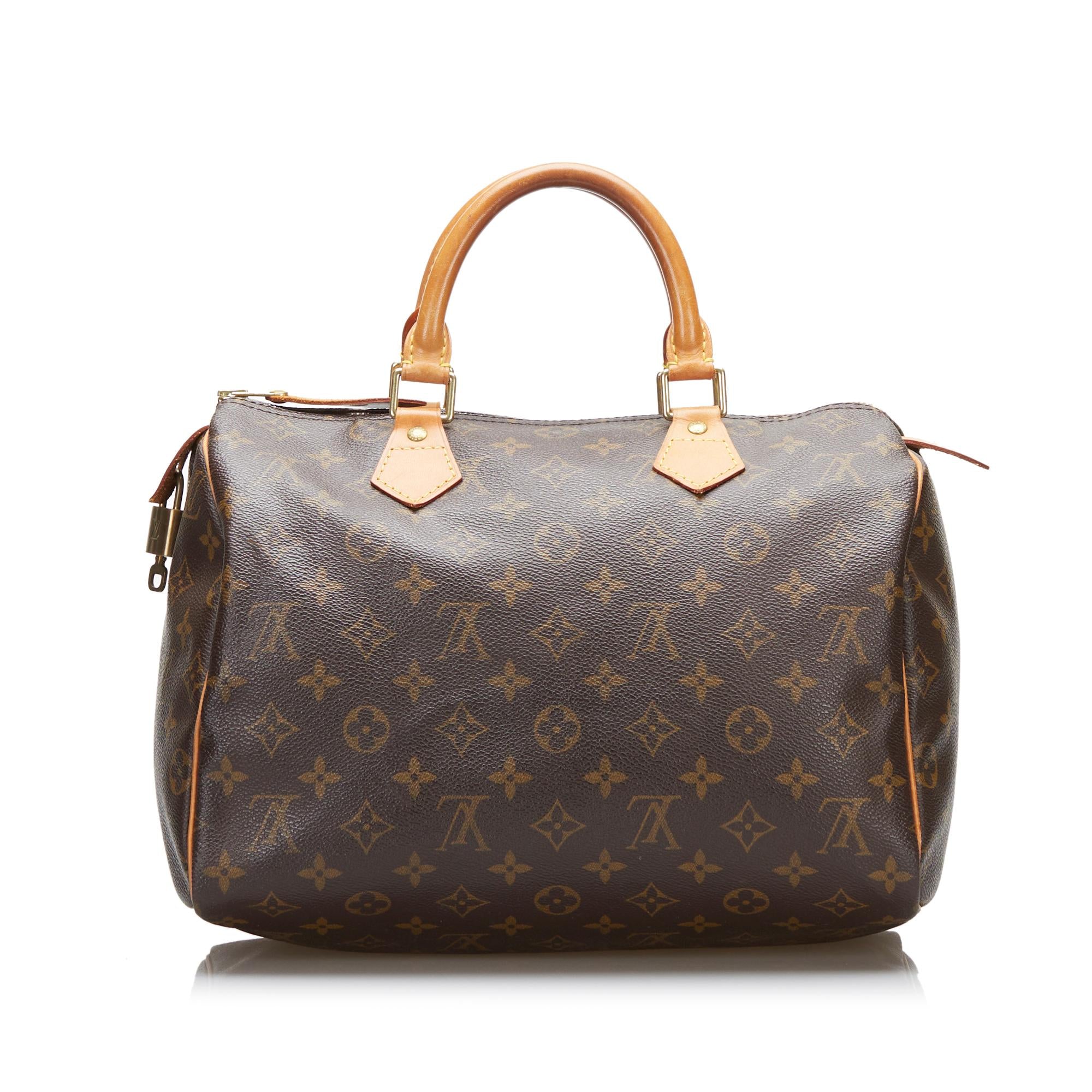 Louis Vuitton Monogram Speedy 30 (SHG-35294)