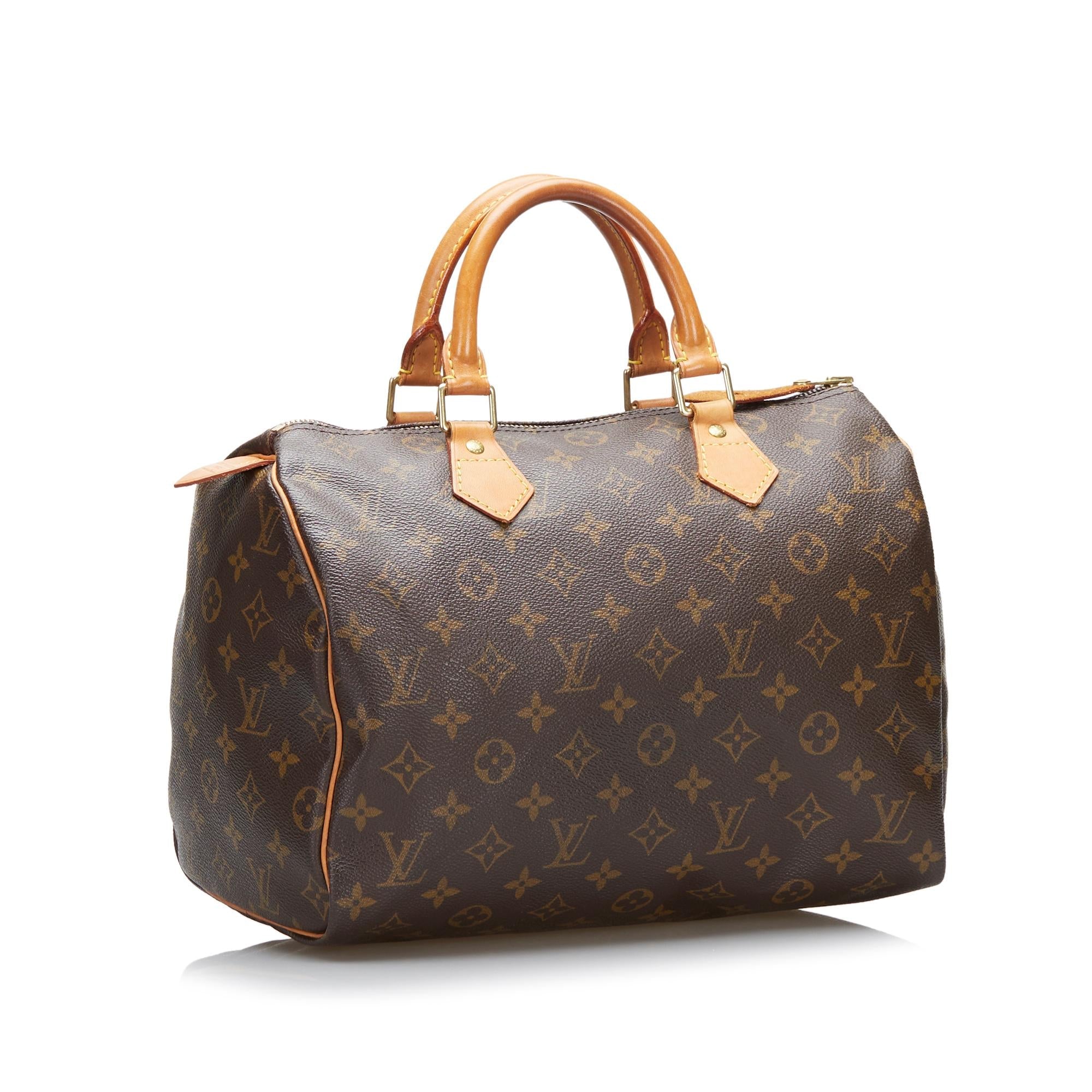 Louis Vuitton Monogram Speedy 30 (SHG-35294)