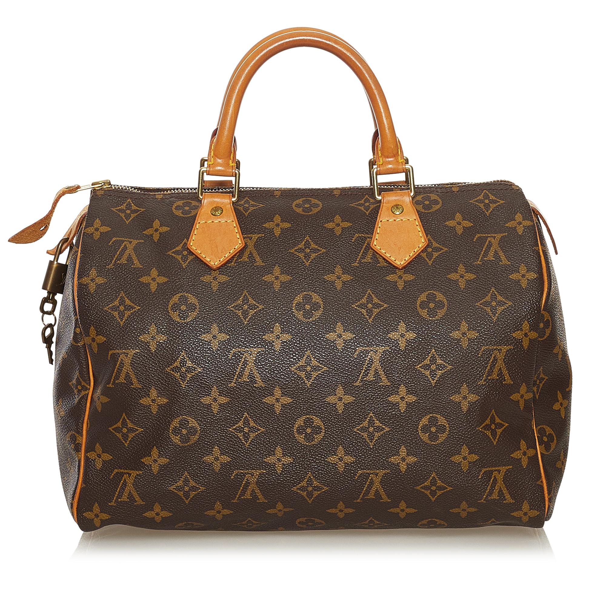 Louis Vuitton Monogram Speedy 30 (SHG-35837)