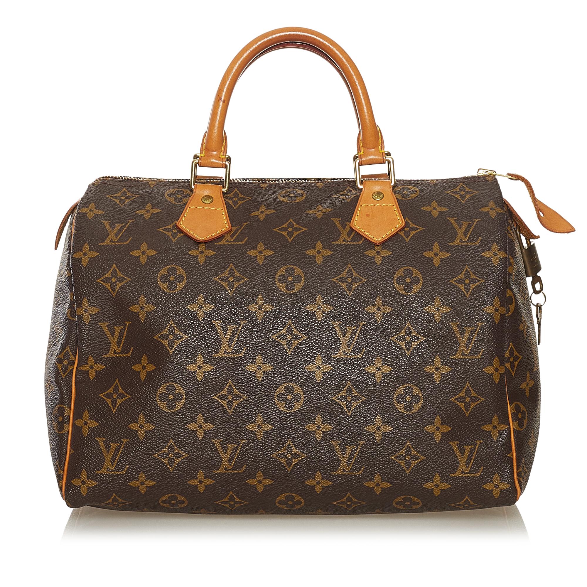Louis Vuitton Monogram Speedy 30 (SHG-35837)