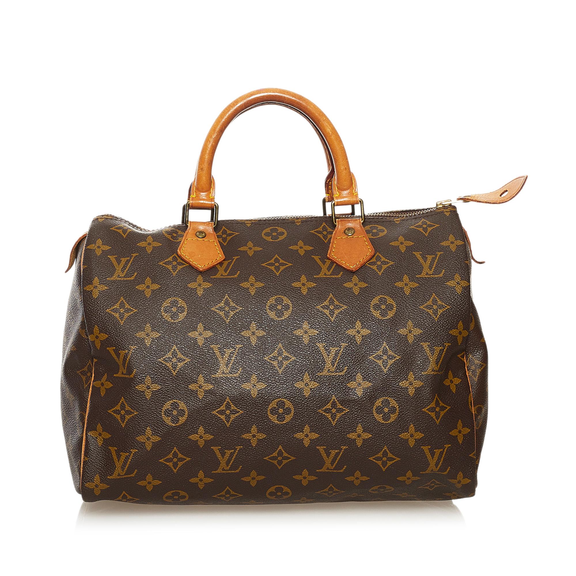 Louis Vuitton Monogram Speedy 30 (SHG-36306)