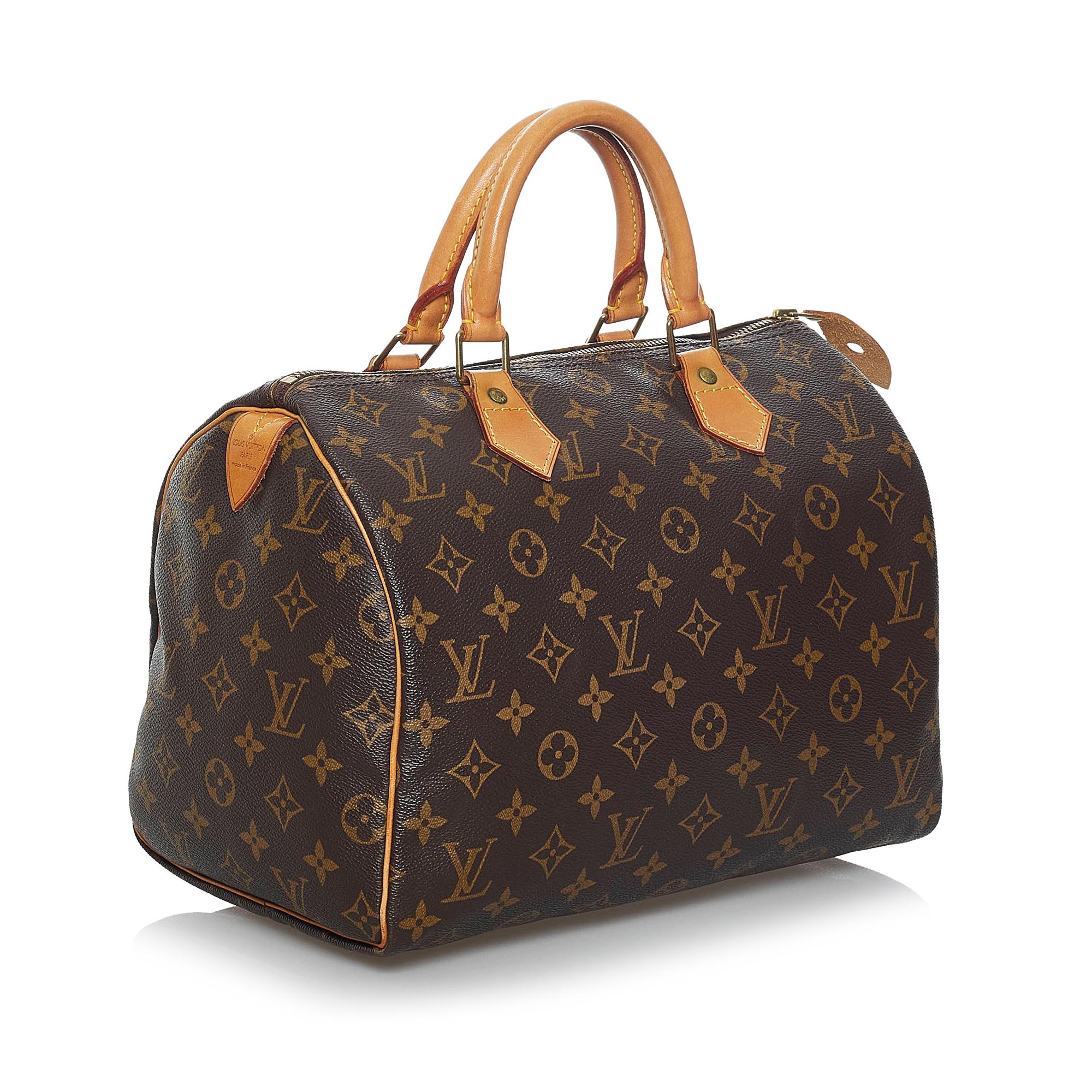Louis Vuitton Monogram Speedy 30 (SHG-36756)