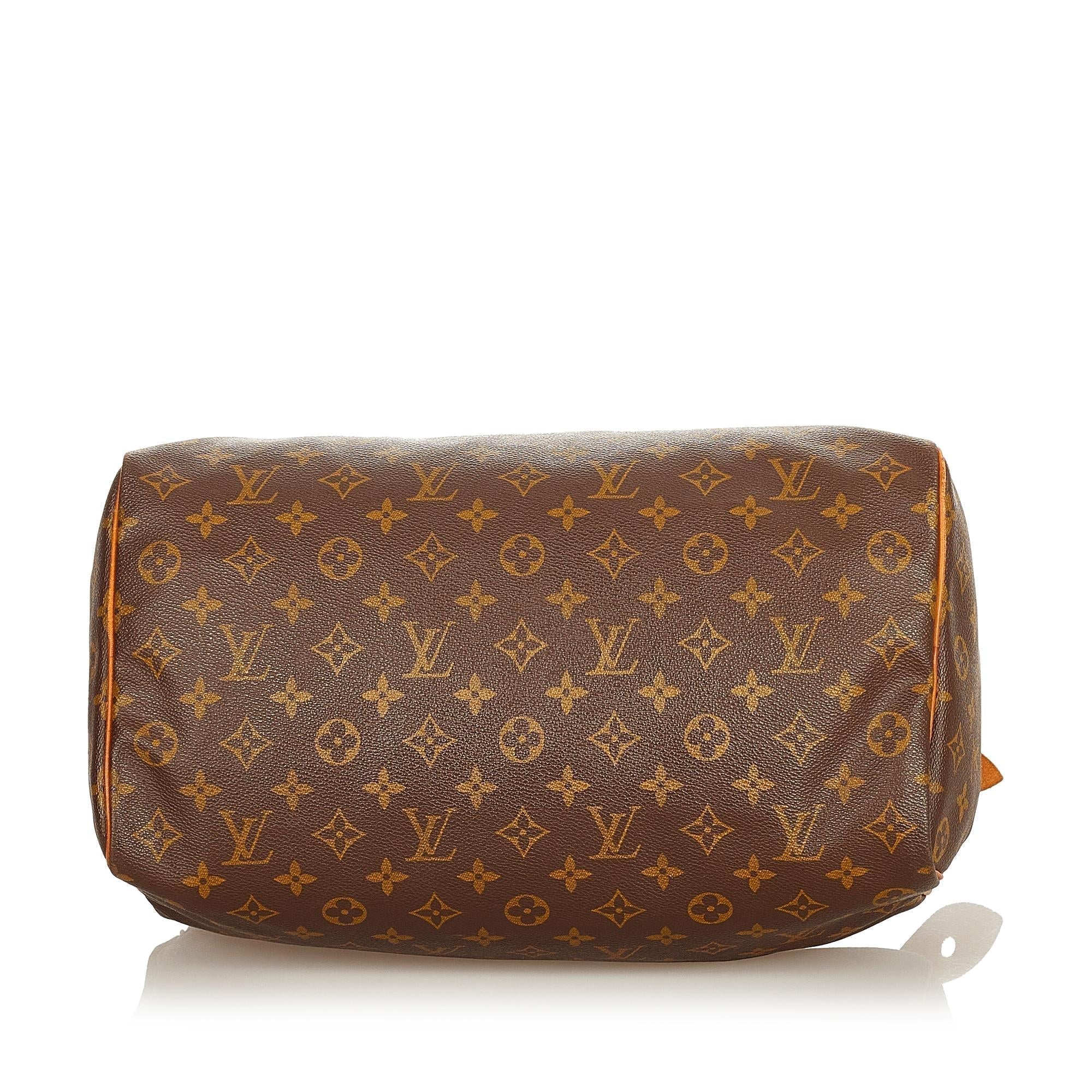 Louis Vuitton Monogram Speedy 35 (SHG-32561)