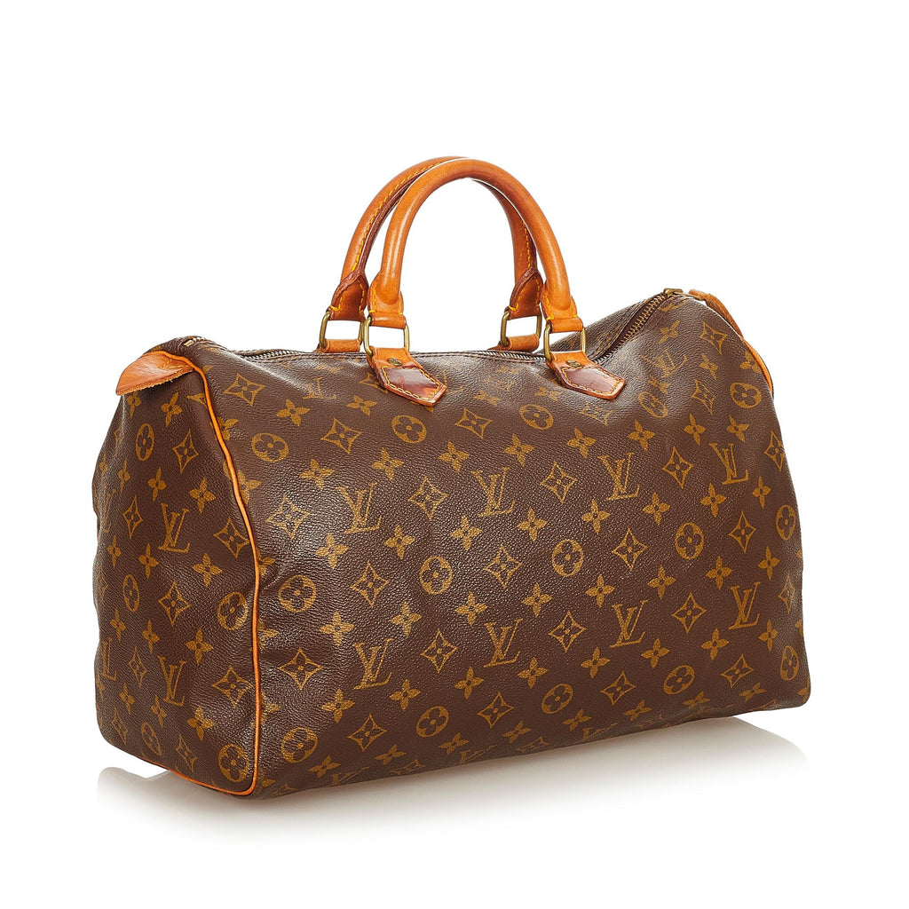 Louis Vuitton Monogram Speedy 35 (SHG-32561)