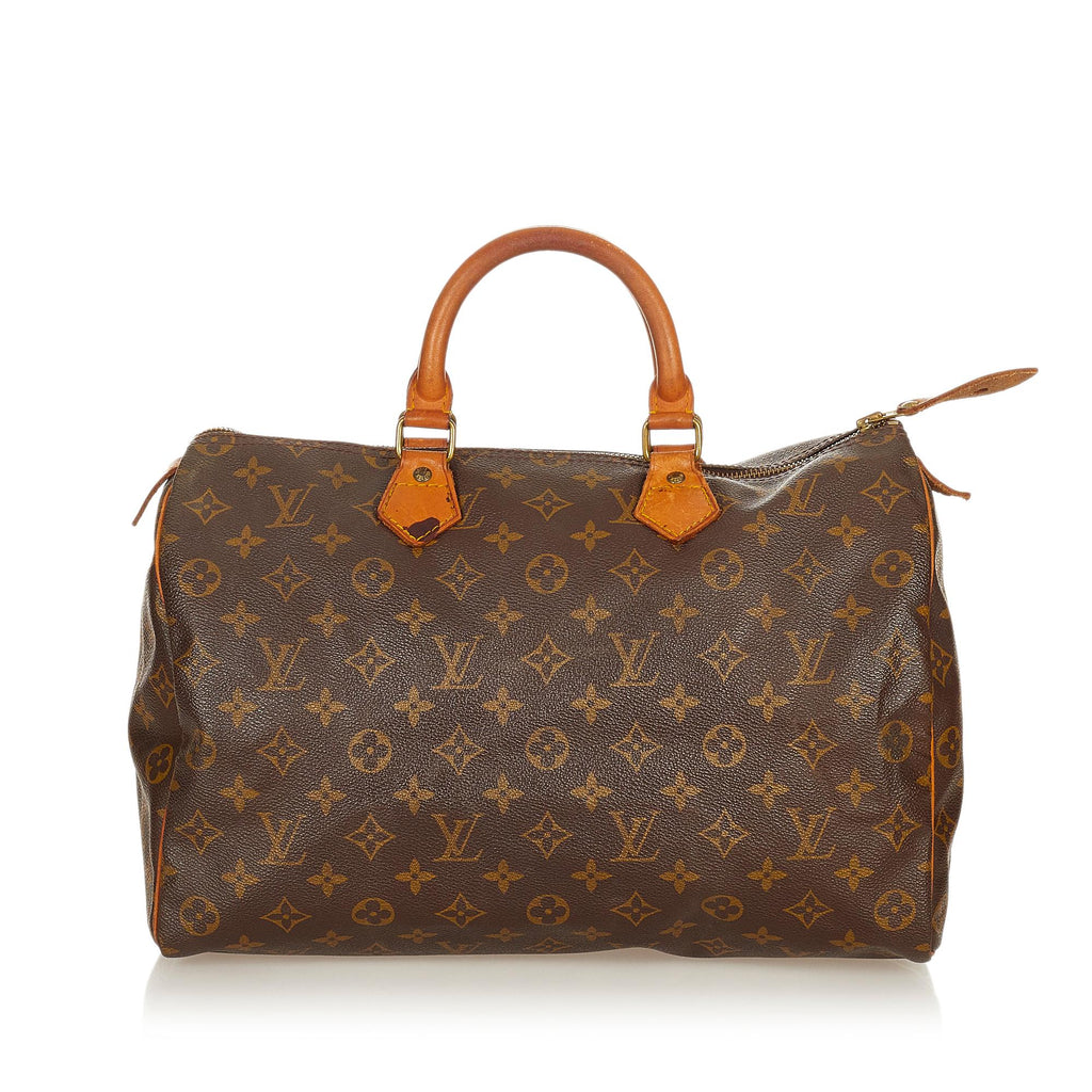 Louis Vuitton Monogram Speedy 35 (SHG-34053)