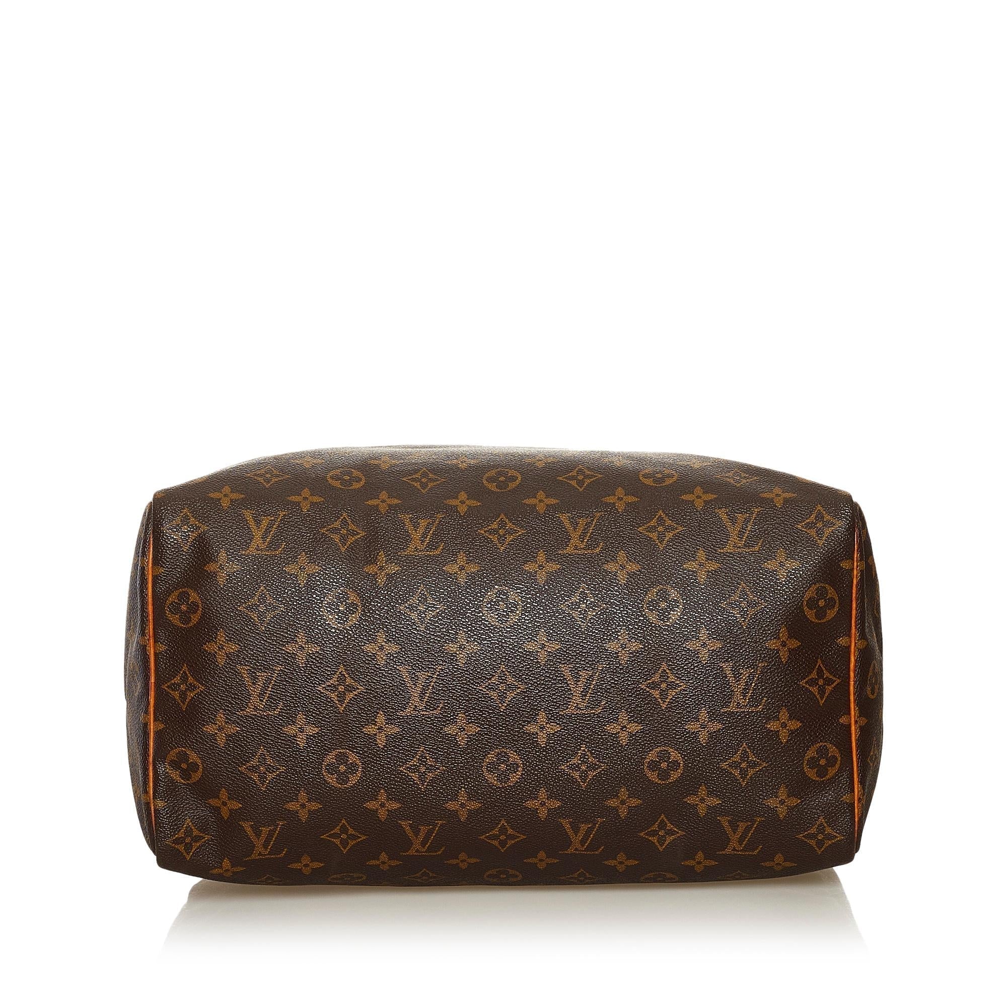 Louis Vuitton Monogram Speedy 35 (SHG-35203)