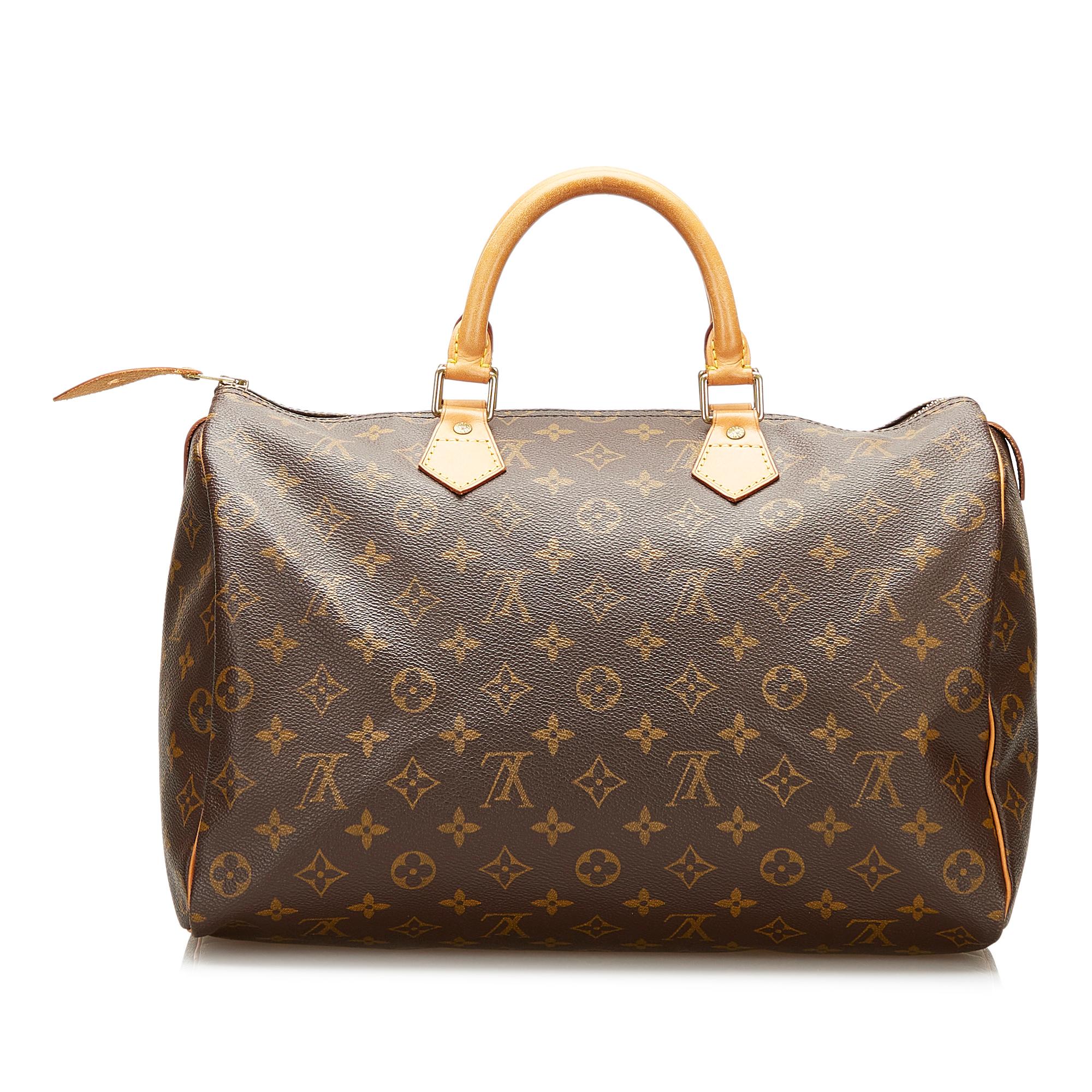 Louis Vuitton Monogram Speedy 35 (SHG-35645)