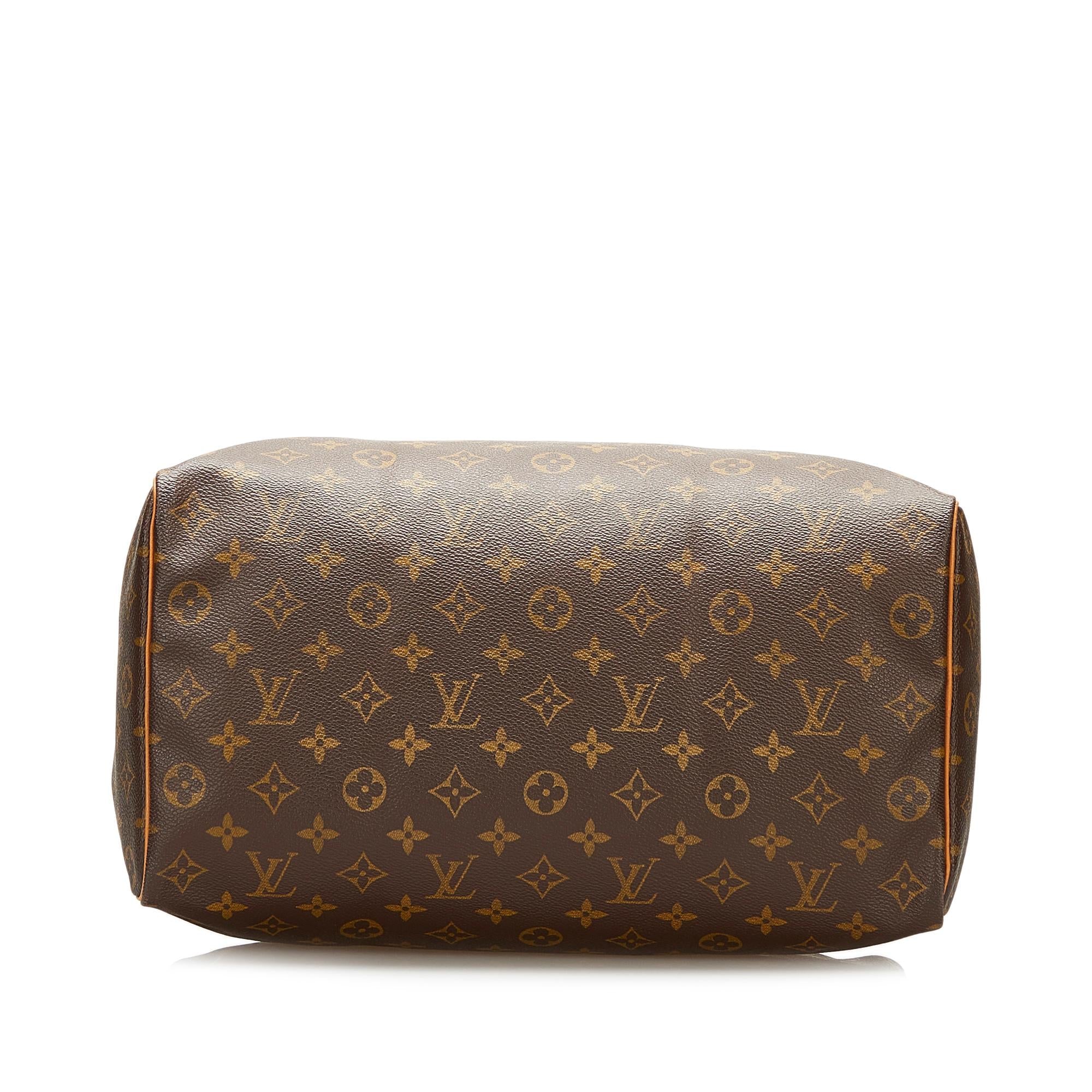 Louis Vuitton Monogram Speedy 35 (SHG-35645)