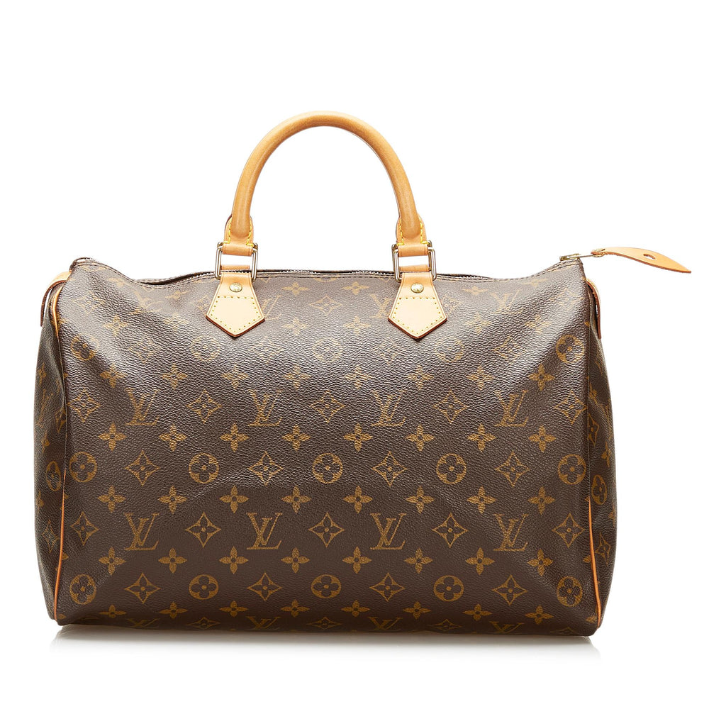 Louis Vuitton Monogram Speedy 35 (SHG-35645)