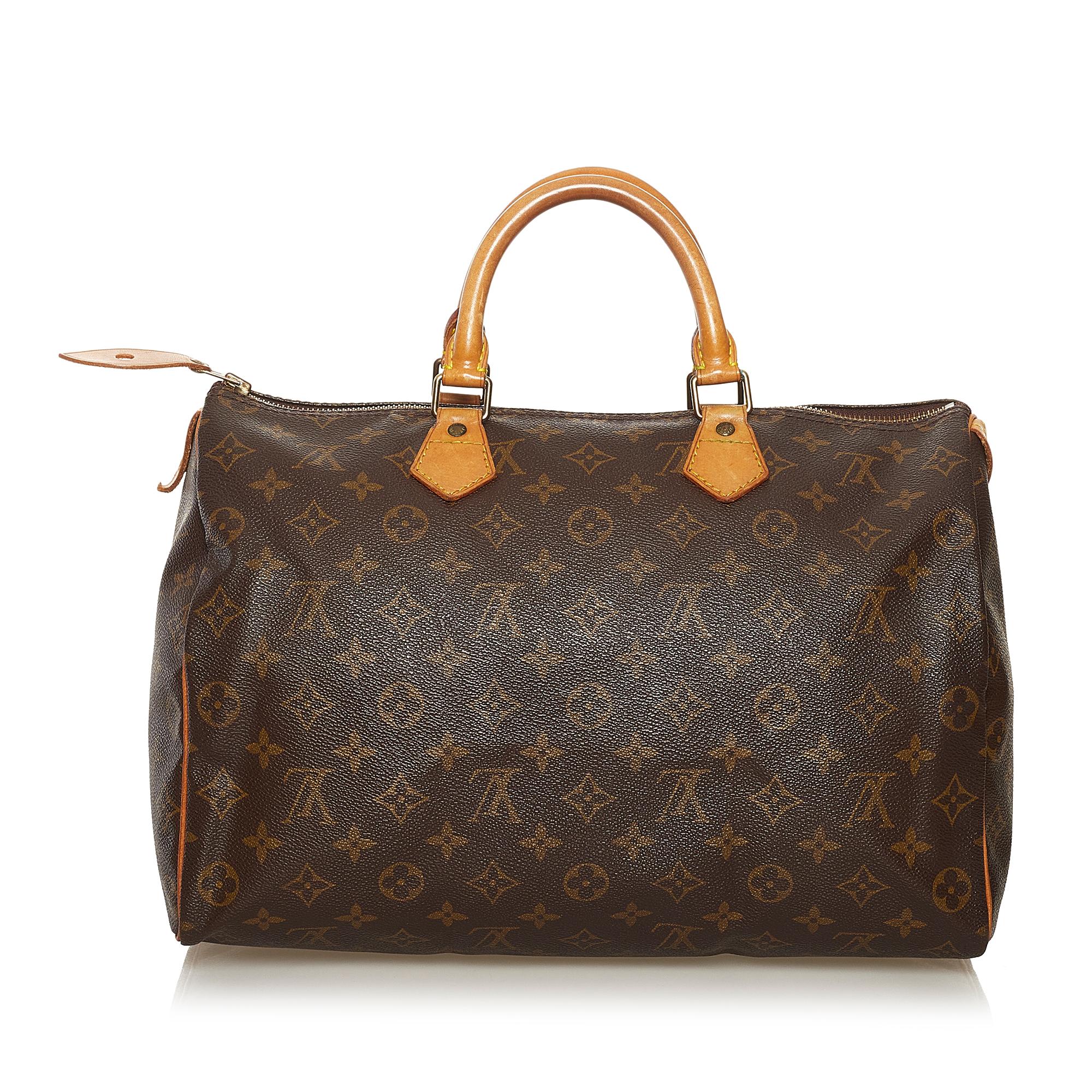 Louis Vuitton Monogram Speedy 35 (SHG-36749)