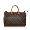 Louis Vuitton Monogram Speedy 35 (SHG-37262)