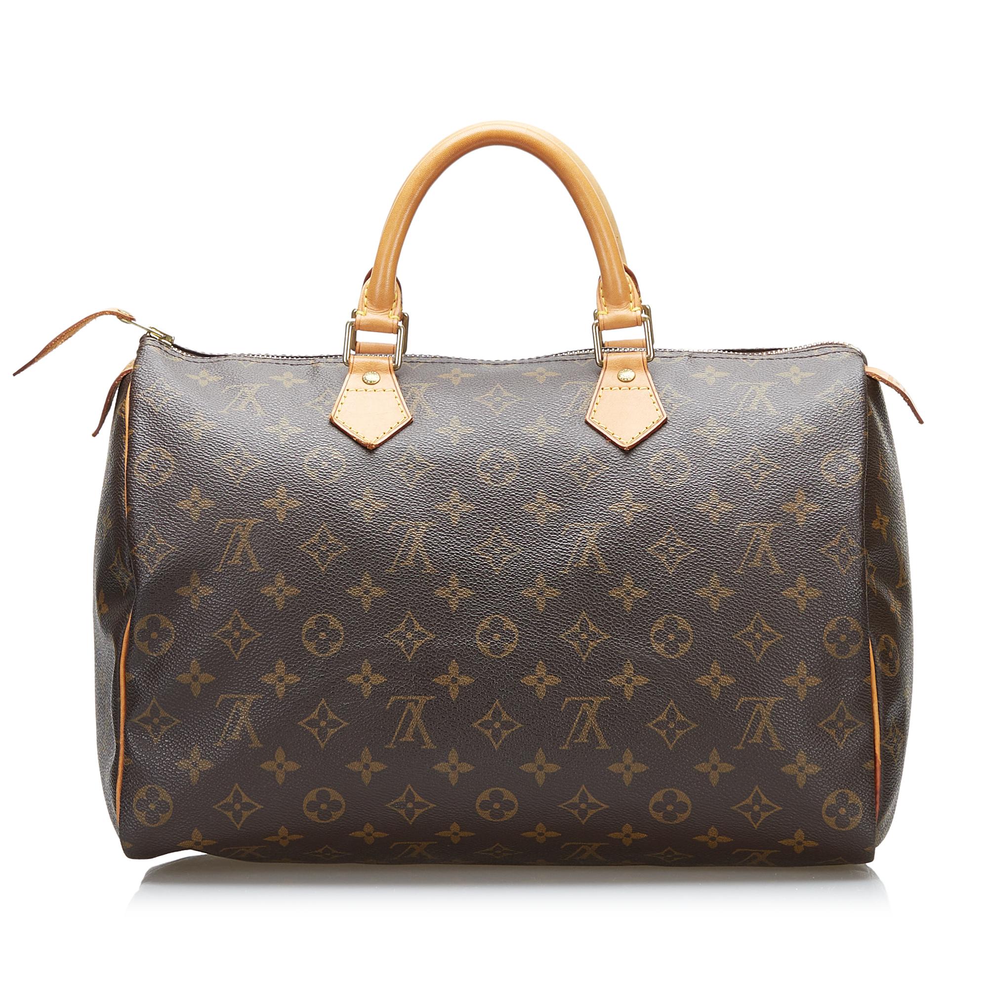 Louis Vuitton Monogram Speedy 35 (SHG-djNKTt)