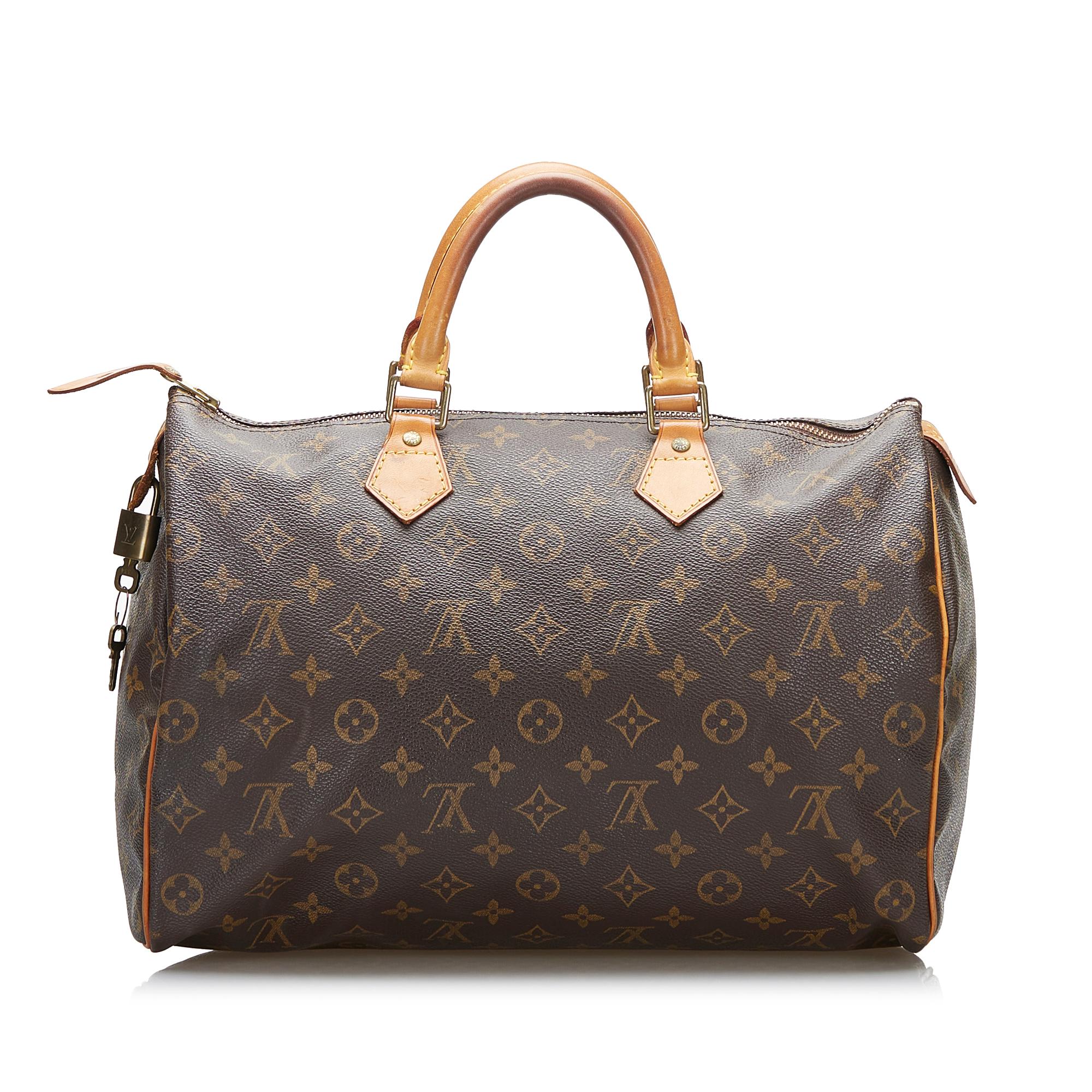 Louis Vuitton Monogram Speedy 35 (SHG-XMYde0)