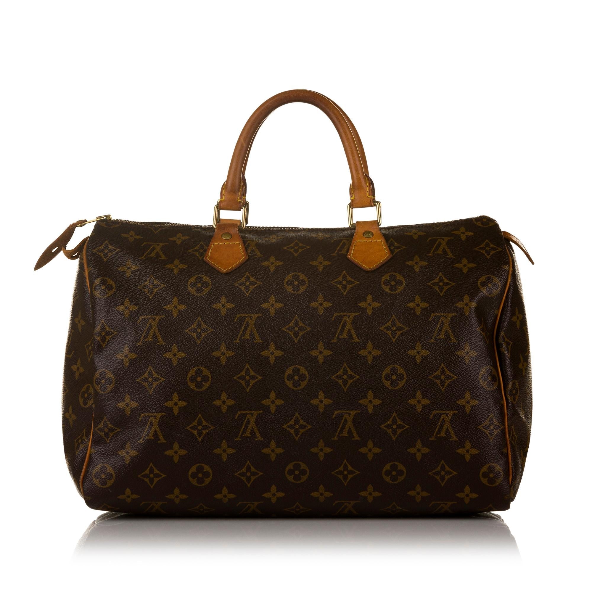 Louis Vuitton Monogram Speedy 35 (SHG-dg3AK8)