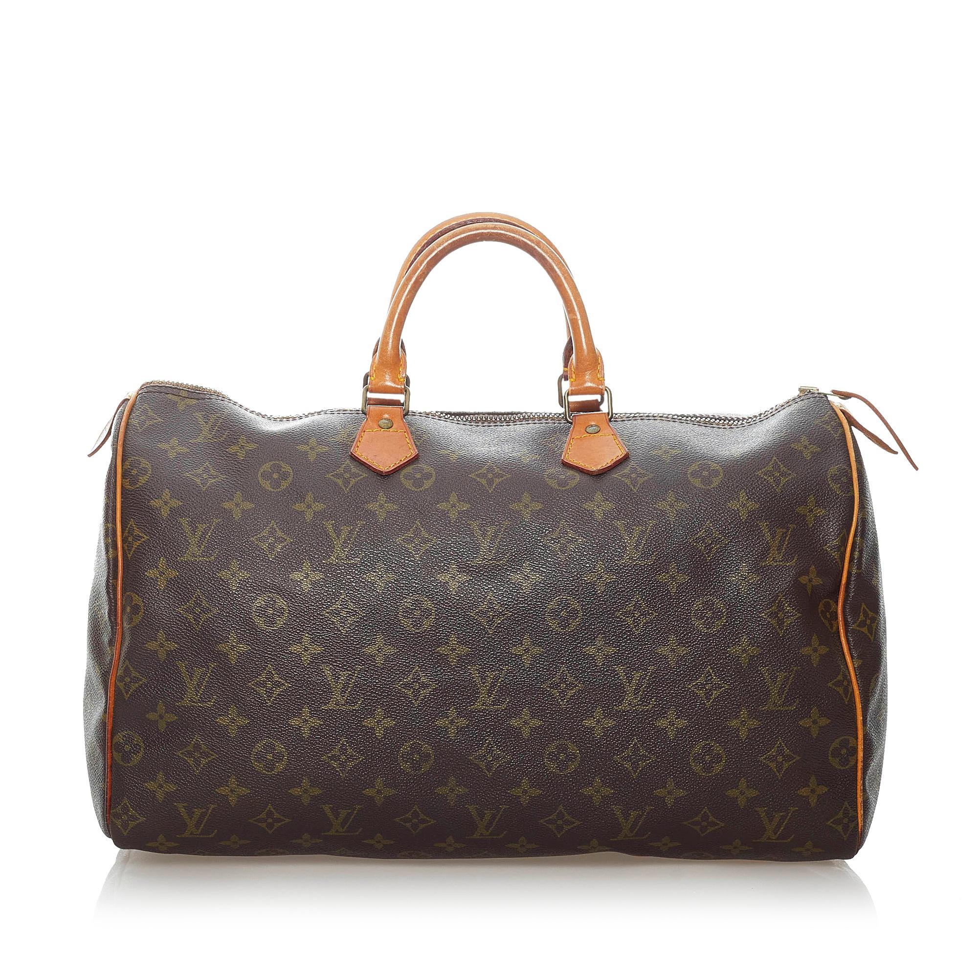 Louis Vuitton Monogram Speedy 40 (SHG-34666)