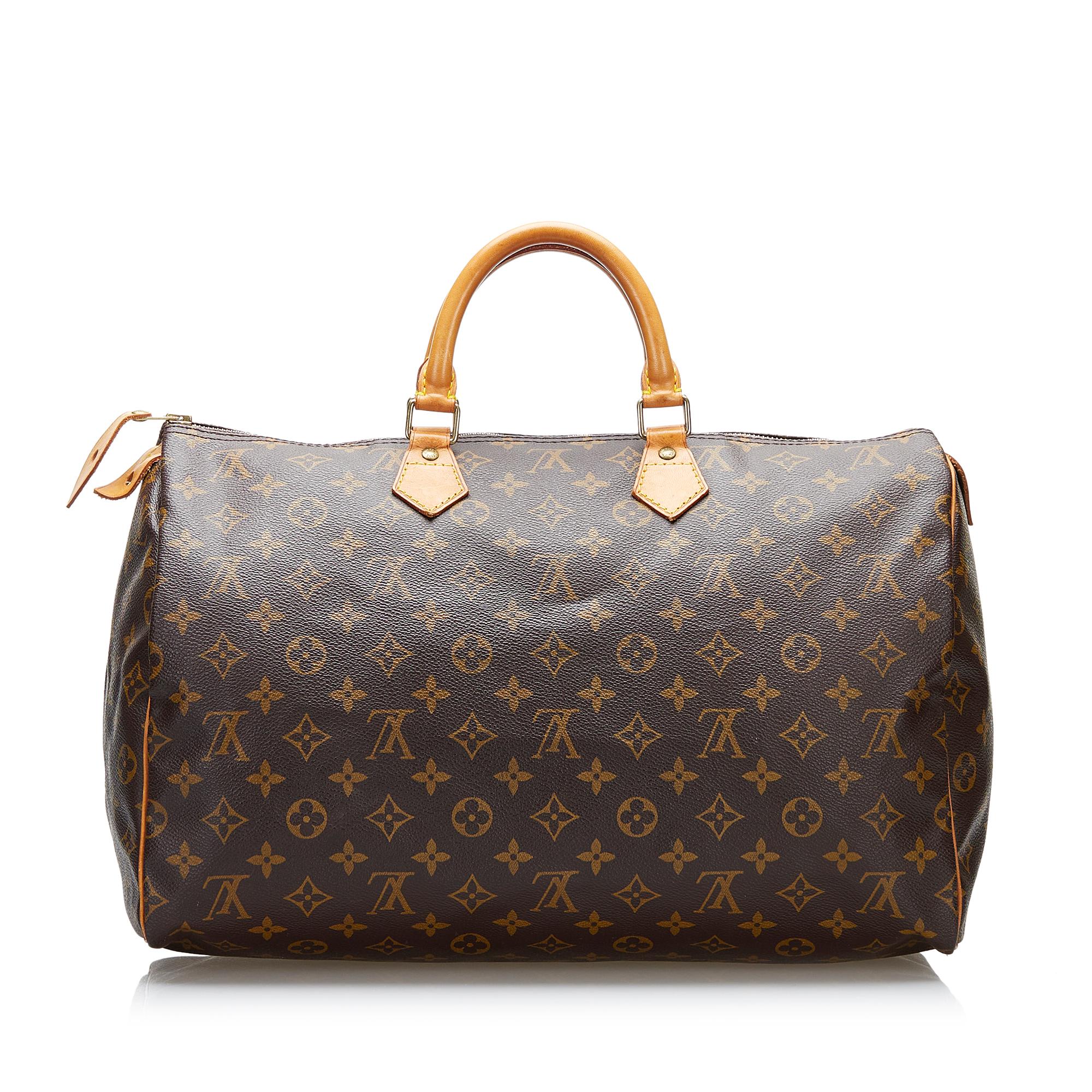 Louis Vuitton Monogram Speedy 40 (SHG-37525)