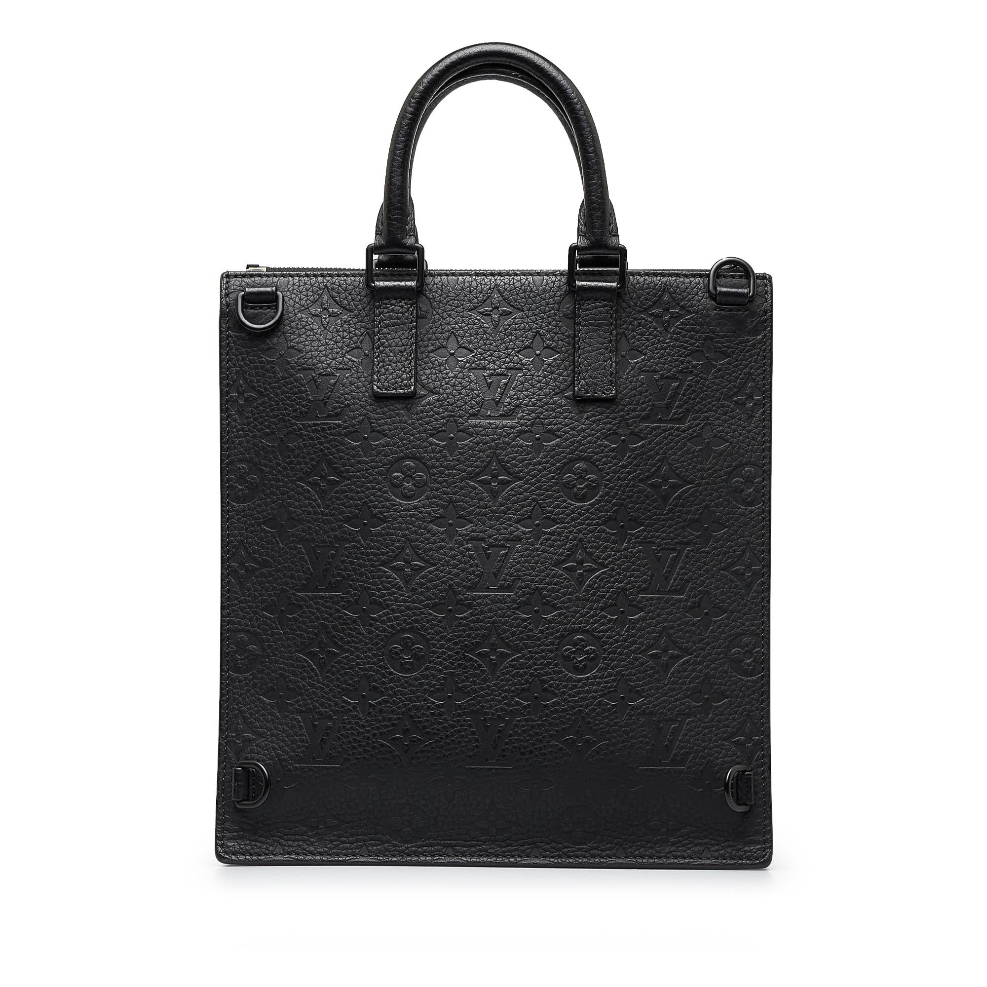 Louis Vuitton Monogram Taurillon Sac Plat (SHG-7zsfVO)