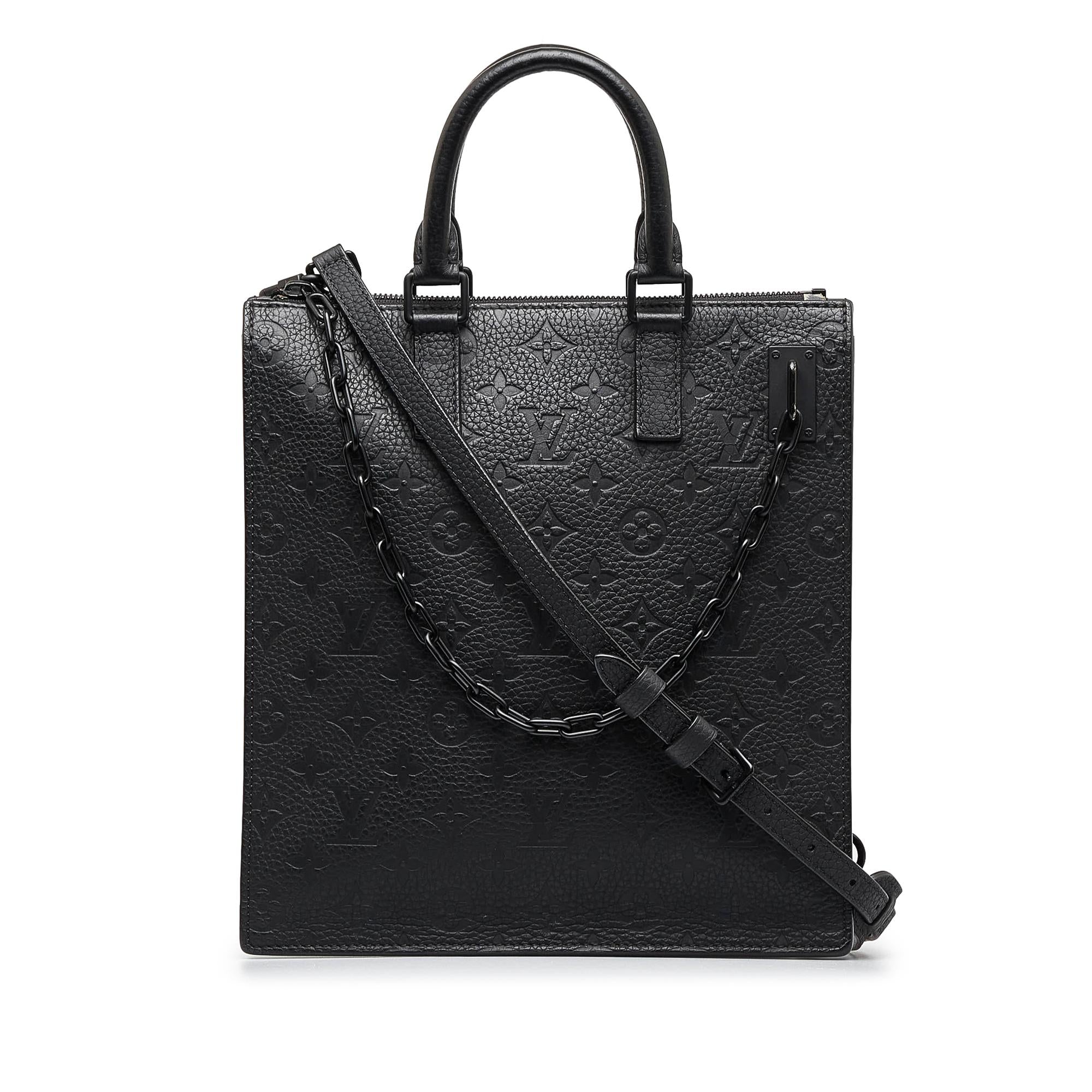 Louis Vuitton Monogram Taurillon Sac Plat (SHG-7zsfVO)