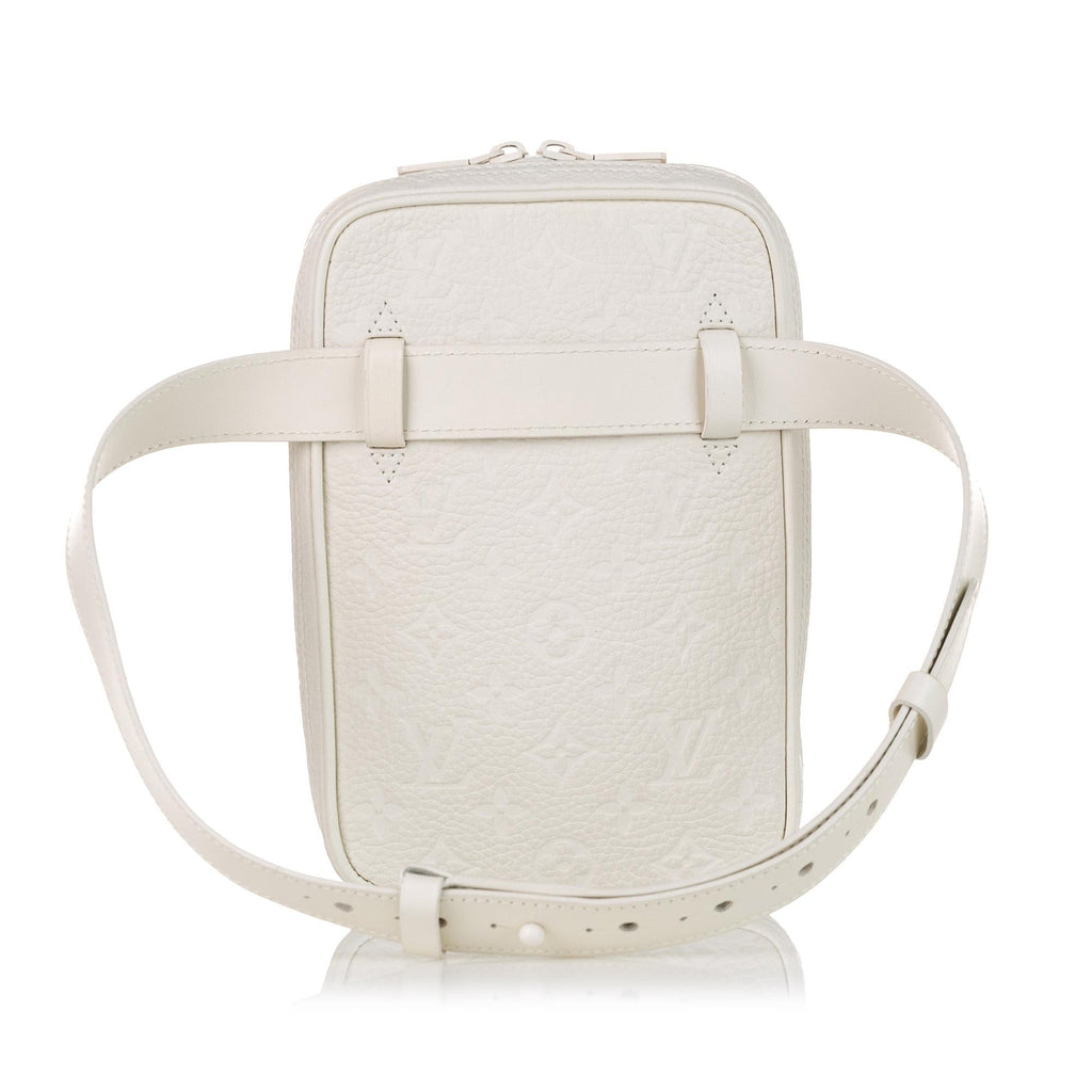 Louis Vuitton Monogram Taurillon Utility Side Belt Bag (SHG-0fvhtN)