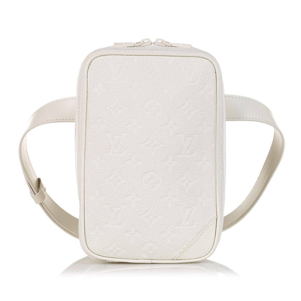 Louis Vuitton Monogram Taurillon Utility Side Belt Bag (SHG-0fvhtN)