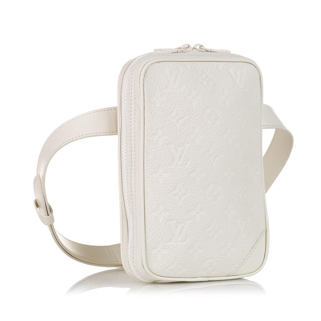 Louis Vuitton Monogram Taurillon Utility Side Belt Bag (SHG-0fvhtN)