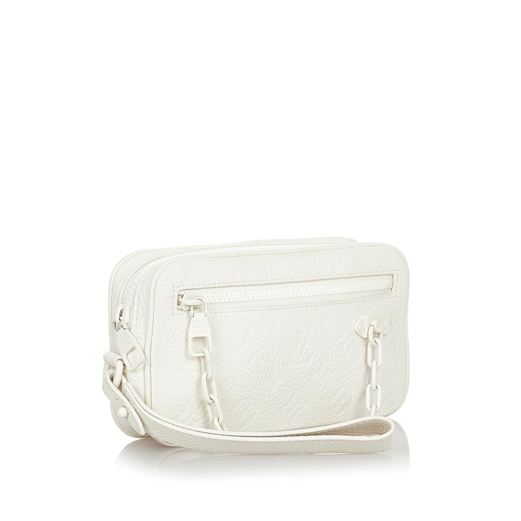 Louis Vuitton Monogram Taurillon Volga Pochette (SHG-37389)