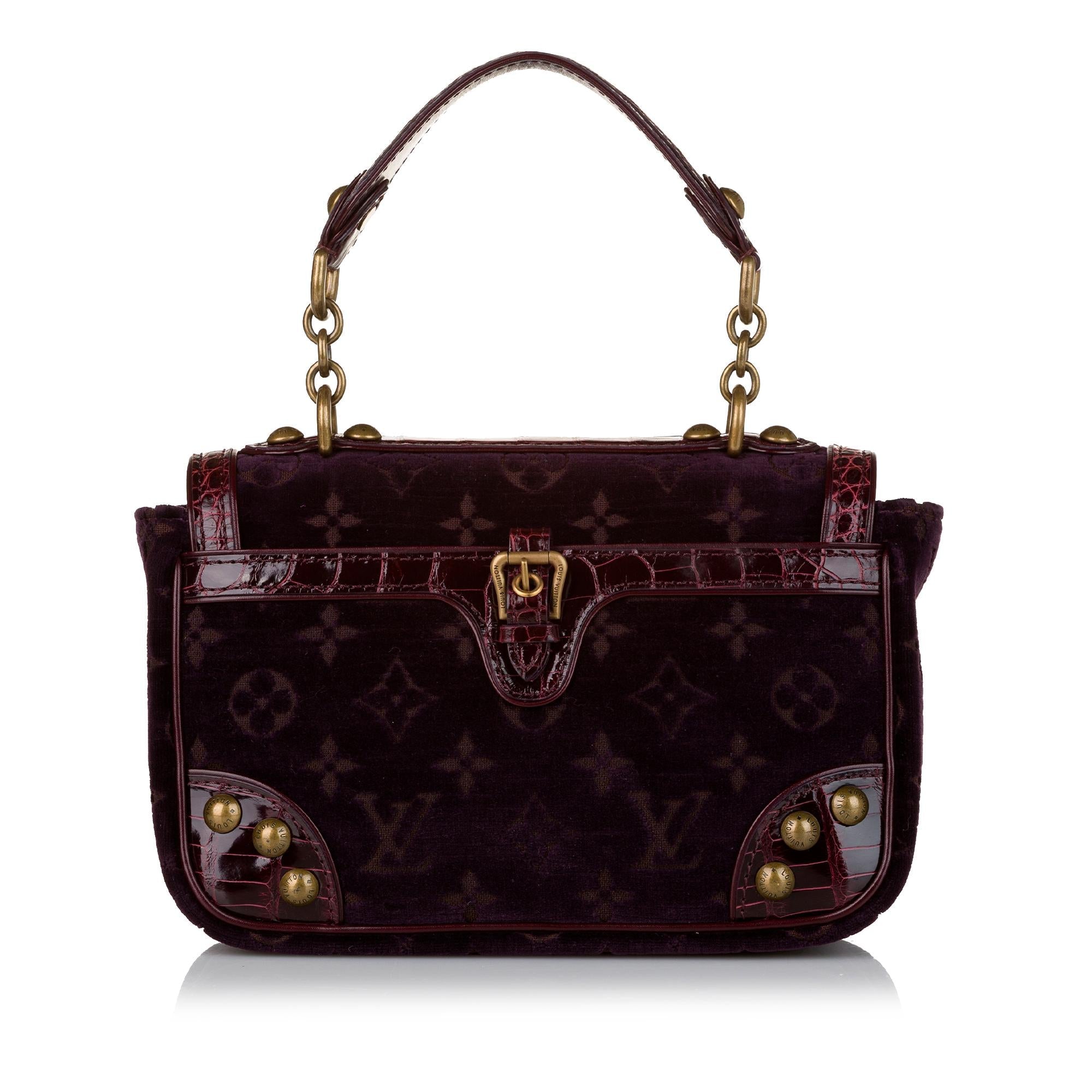 Louis Vuitton Monogram Velours Irvine (SHG-35468)