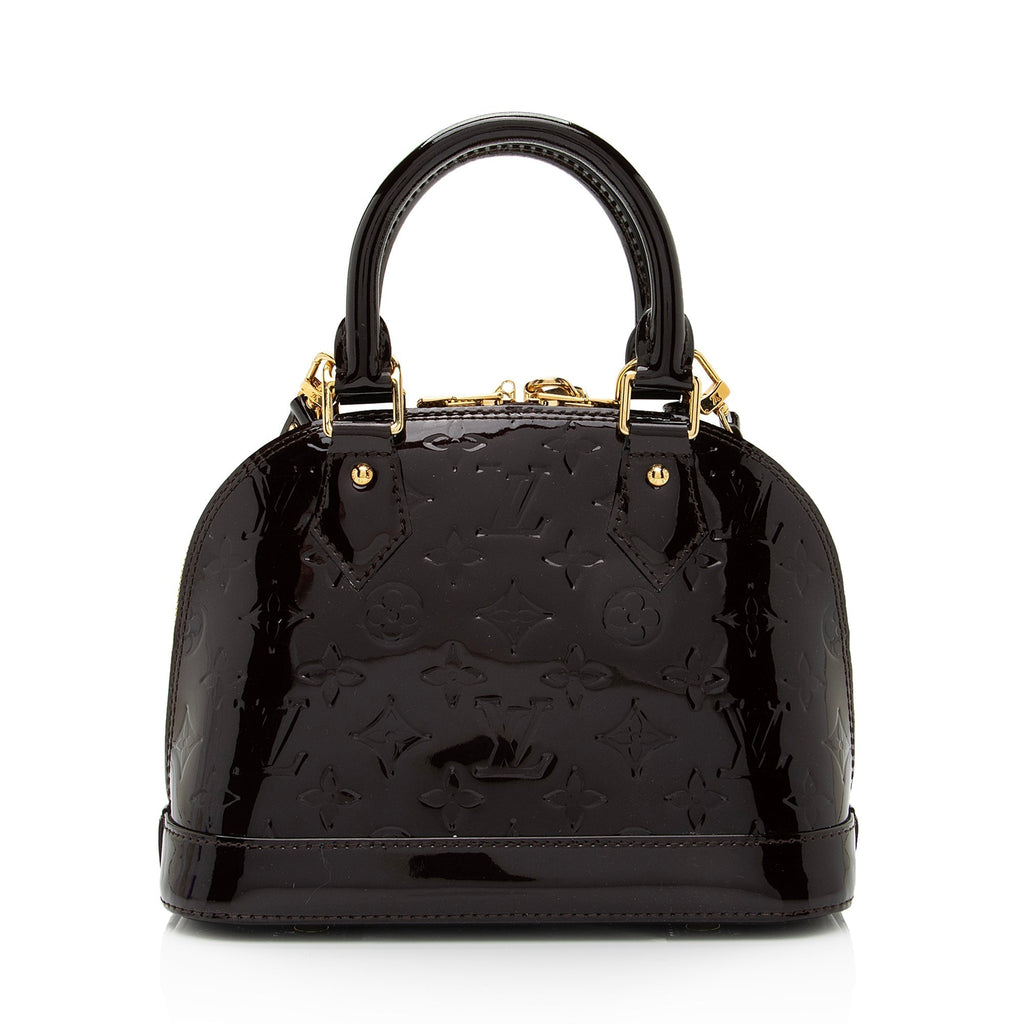Louis Vuitton Monogram Vernis Alma BB Satchel (SHF-nXDD7c)