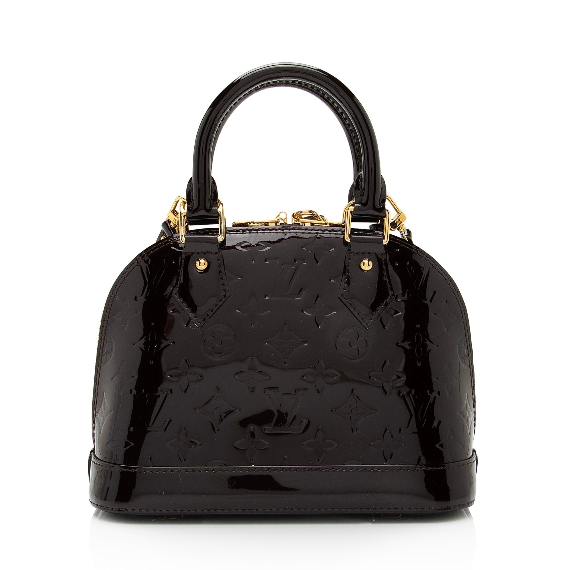 Louis Vuitton Monogram Vernis Alma BB Satchel (SHF-nXDD7c)