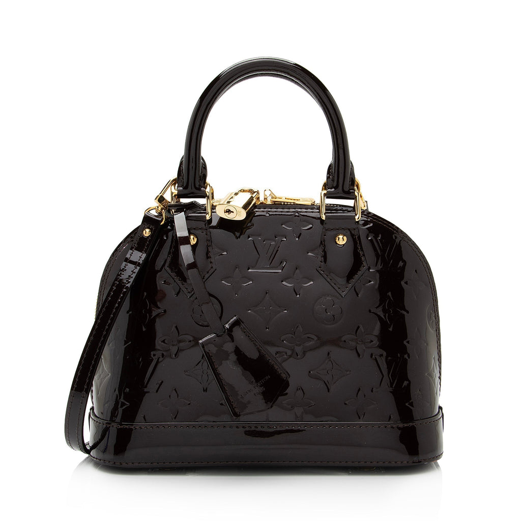 Louis Vuitton Monogram Vernis Alma BB Satchel (SHF-nXDD7c)