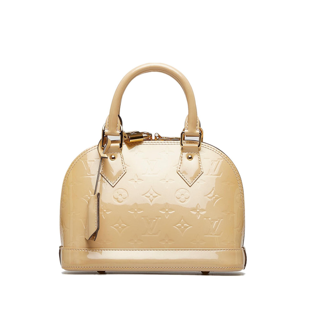 Louis Vuitton Monogram Vernis Alma BB (SHG-KbY5nW)