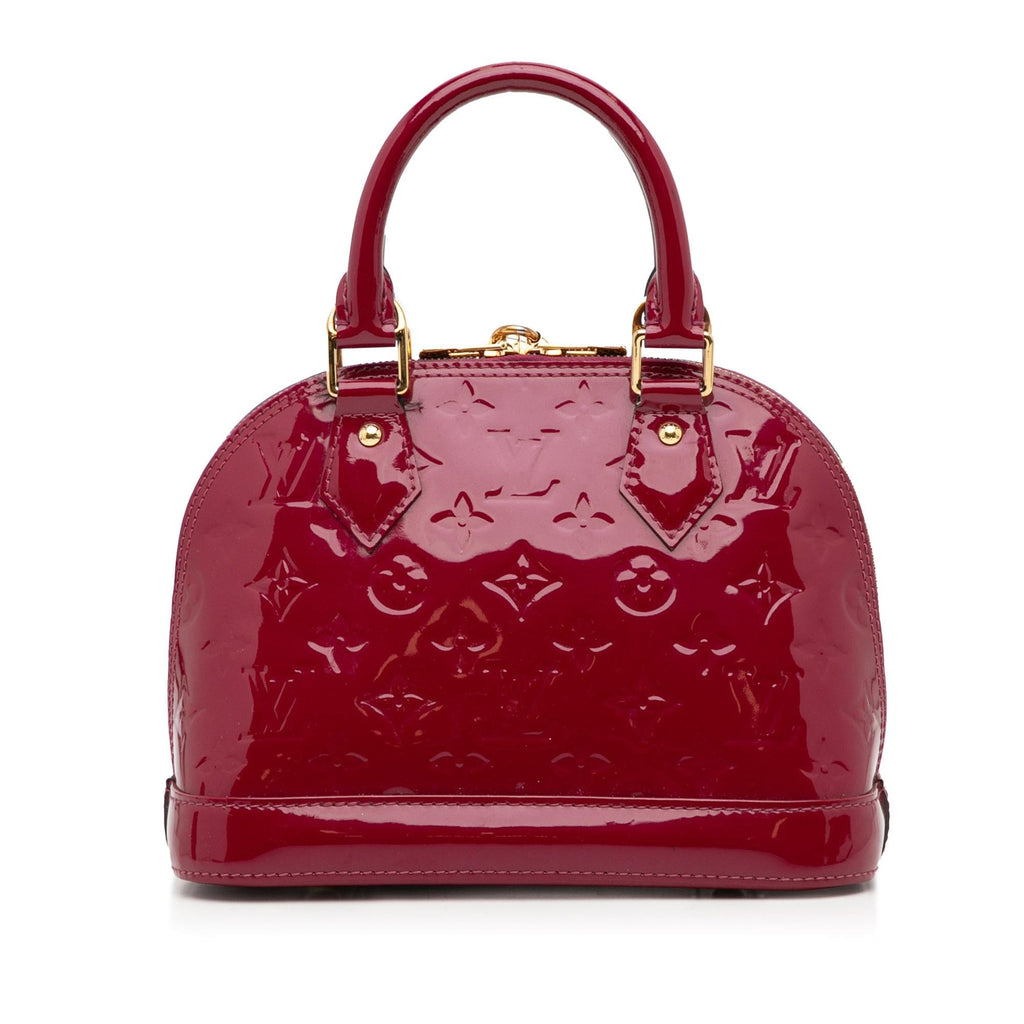 Louis Vuitton Monogram Vernis Alma BB (SHG-Mystay)