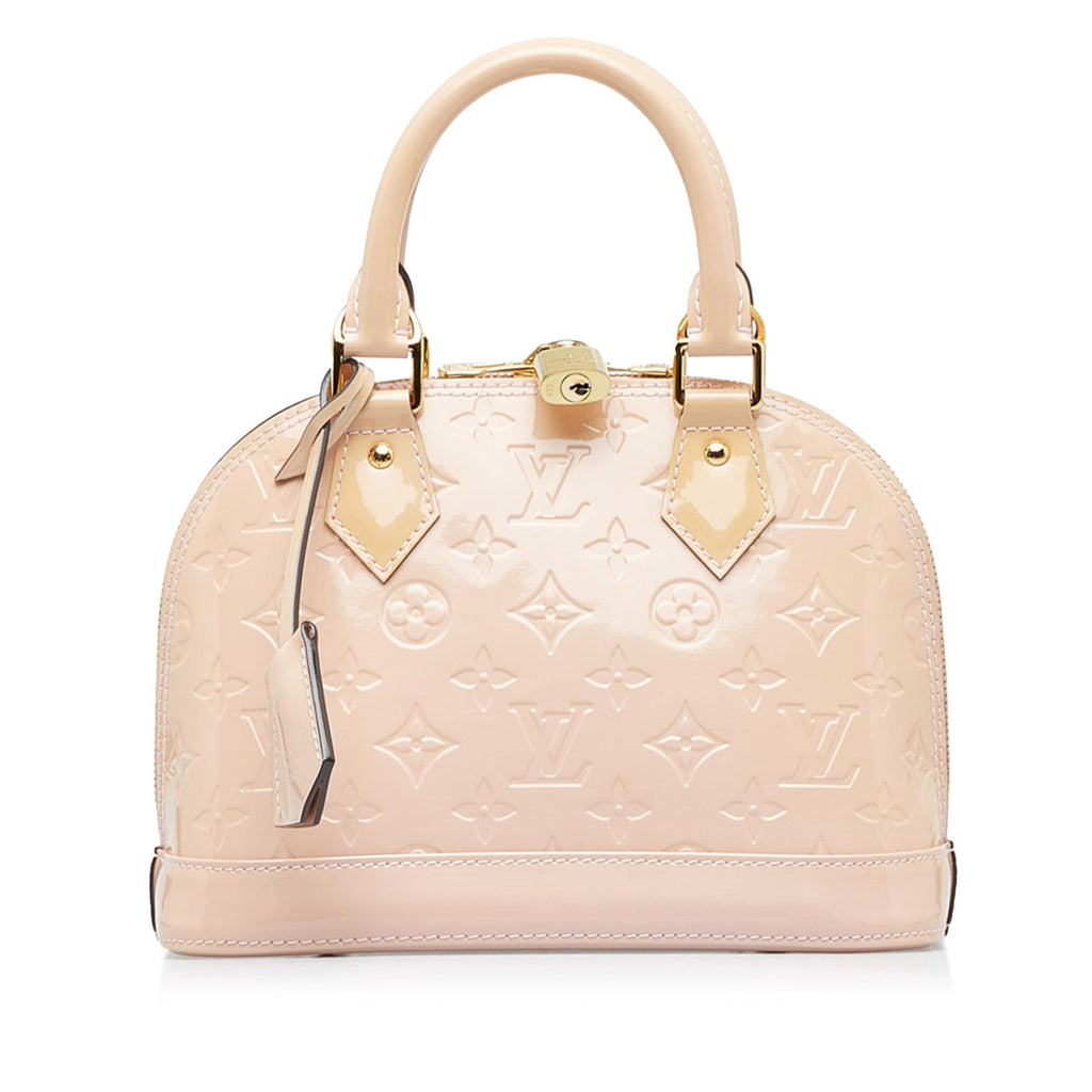Louis Vuitton Monogram Vernis Alma BB (SHG-EaY81w)