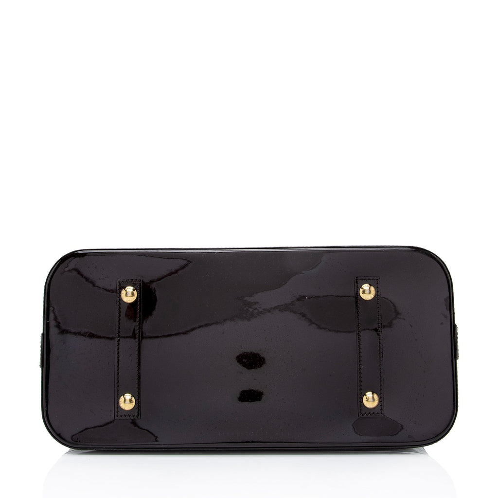 Louis Vuitton Monogram Vernis Alma GM Satchel (SHF-NbLRlp)