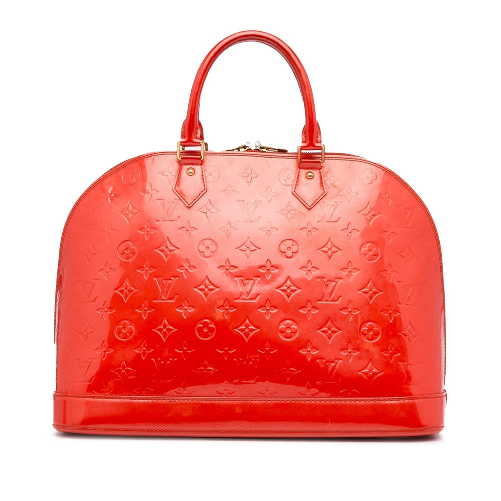 Louis Vuitton Monogram Vernis Alma GM (SHG-5mS6wP)