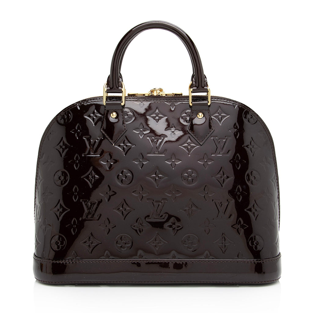 Louis Vuitton Monogram Vernis Alma PM Satchel (SHF-fmHWuP)