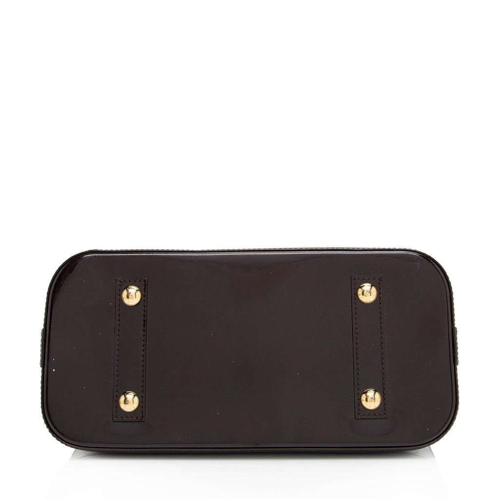 Louis Vuitton Monogram Vernis Alma PM Satchel (SHF-fmHWuP)