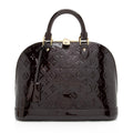 Louis Vuitton Monogram Vernis Alma PM Satchel (SHF-fmHWuP)