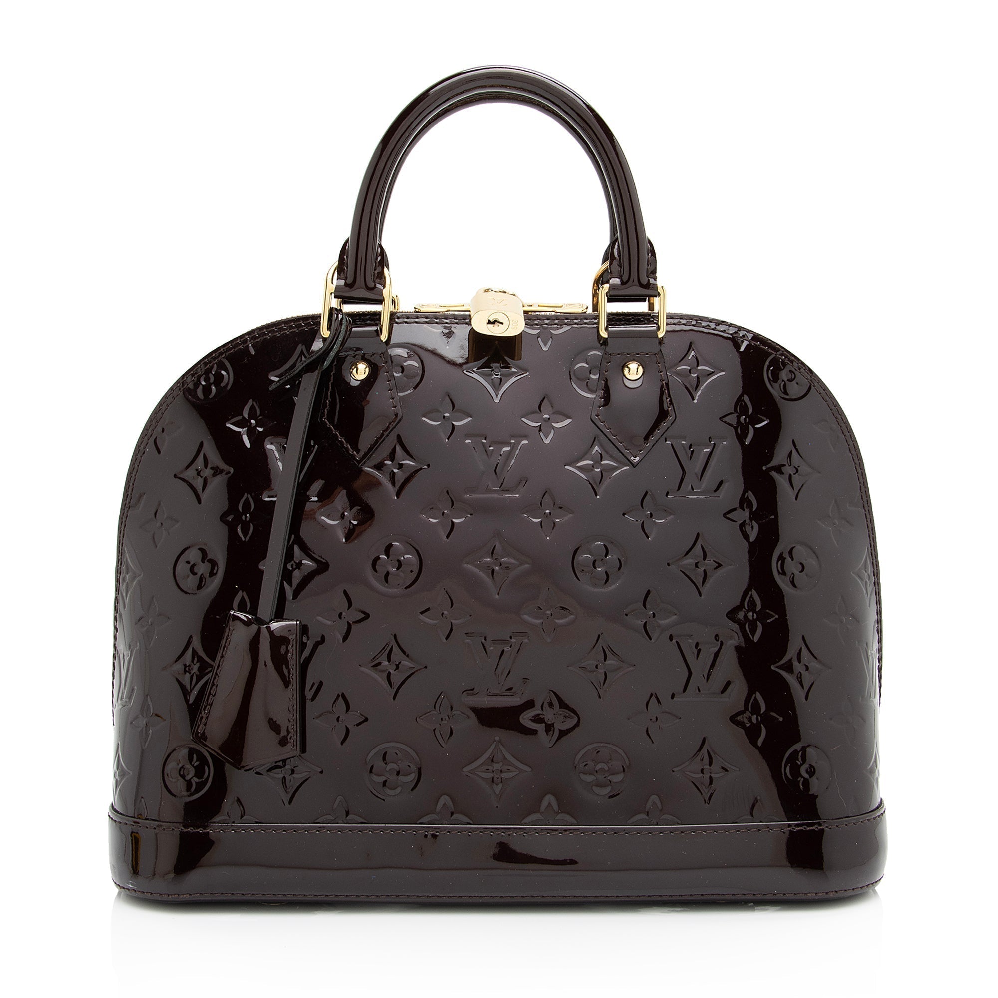 Louis Vuitton Monogram Vernis Alma PM Satchel (SHF-fmHWuP)