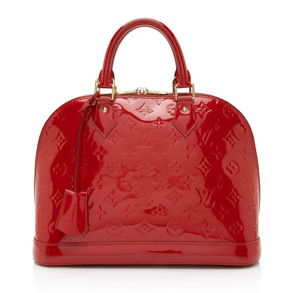 Louis Vuitton Monogram Vernis Alma PM Satchel (SHF-N7kVSA)