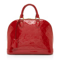Louis Vuitton Monogram Vernis Alma PM Satchel (SHF-N7kVSA)