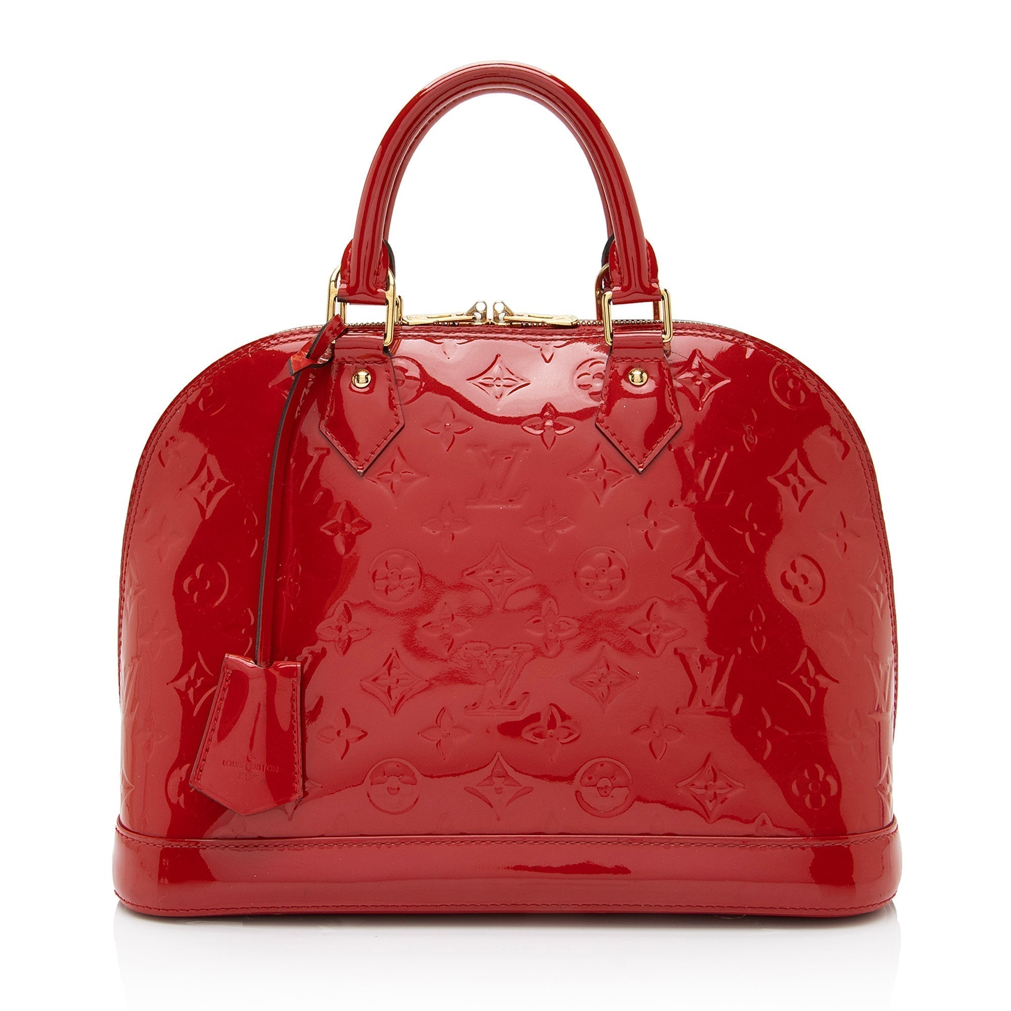 Louis Vuitton Monogram Vernis Alma PM Satchel (SHF-N7kVSA)