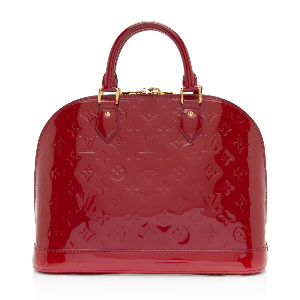 Louis Vuitton Monogram Vernis Alma PM Satchel (SHF-yz8PNO)