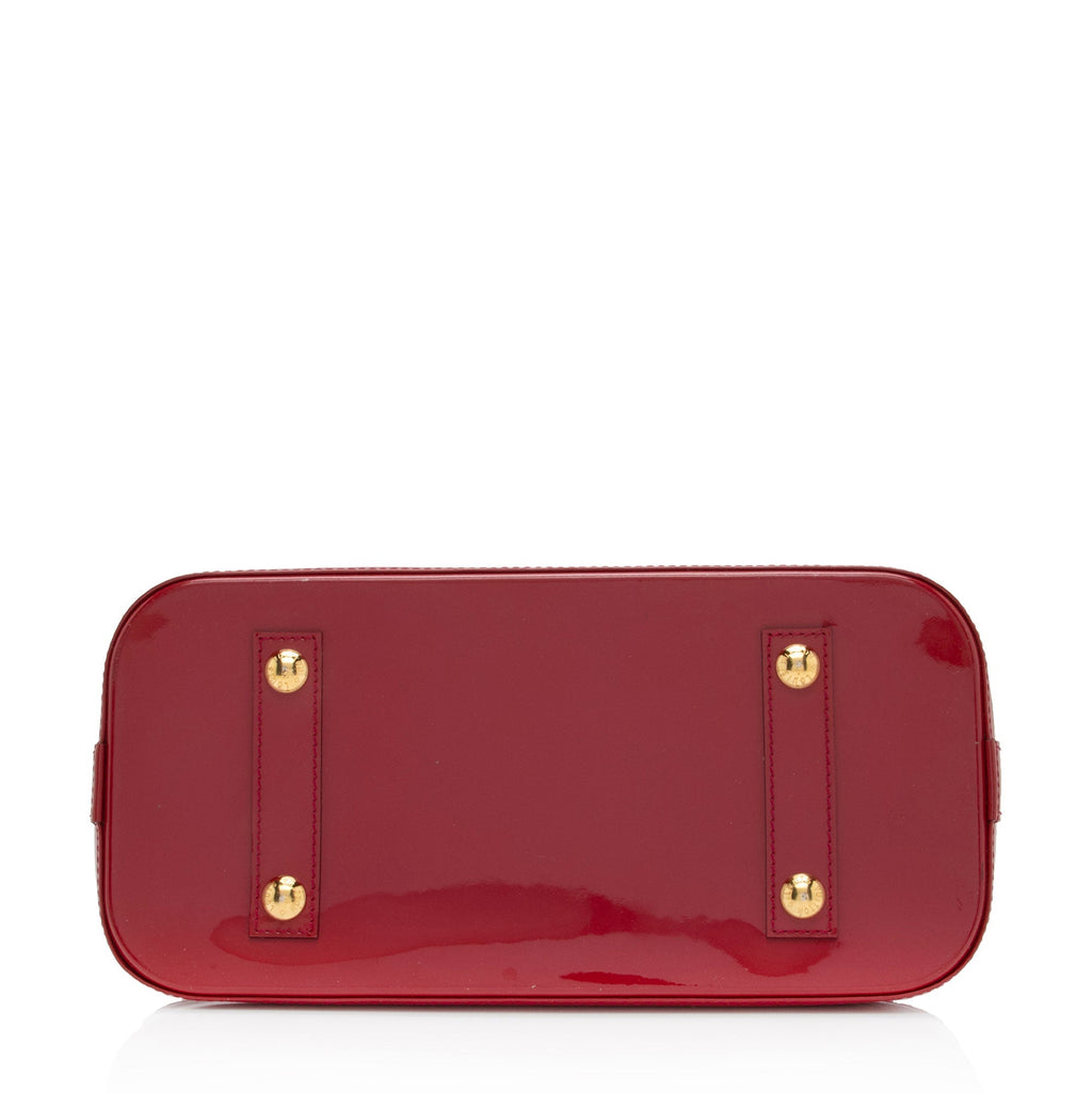 Louis Vuitton Monogram Vernis Alma PM Satchel (SHF-yz8PNO)