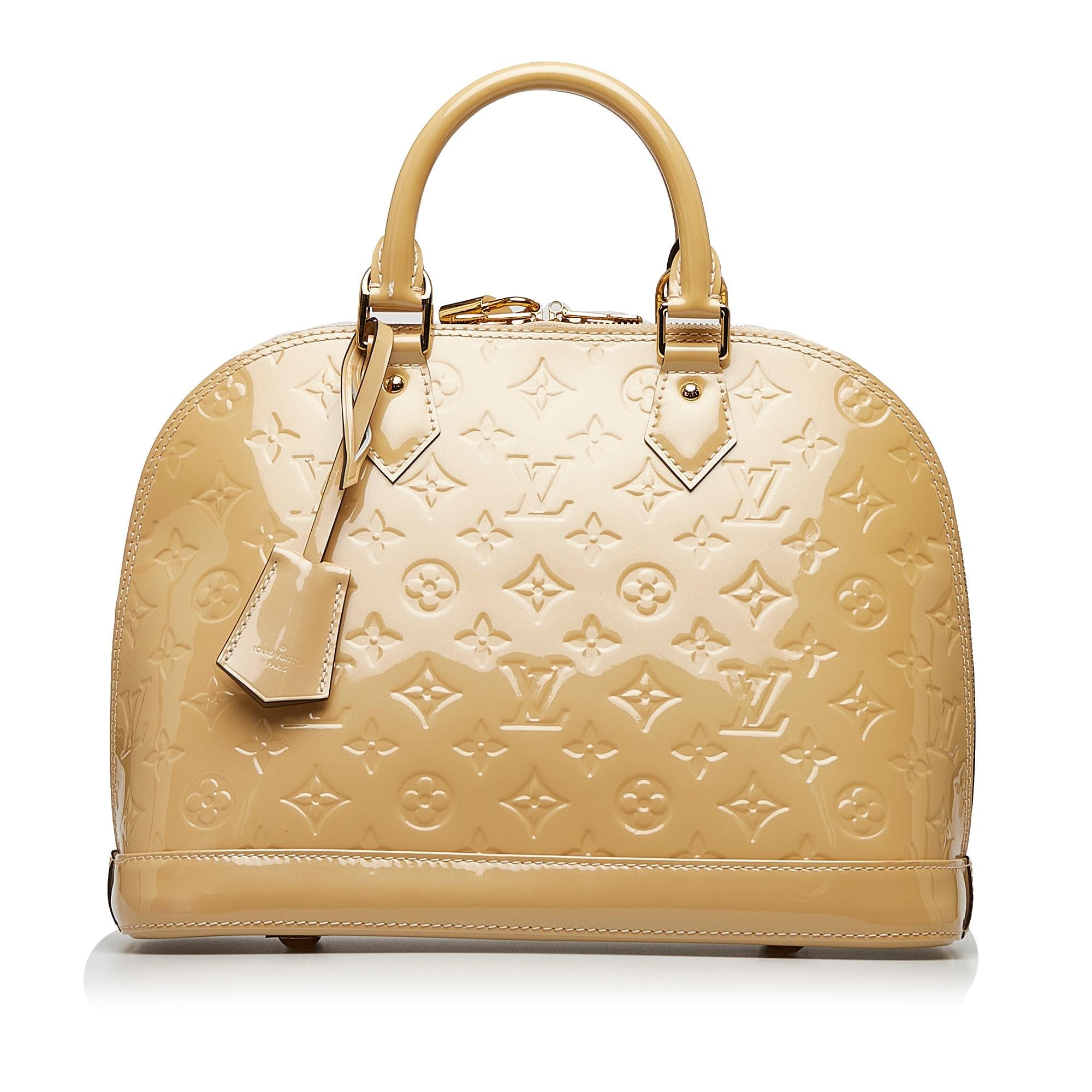 Louis Vuitton Monogram Vernis Alma PM (SHG-YSzmk9)
