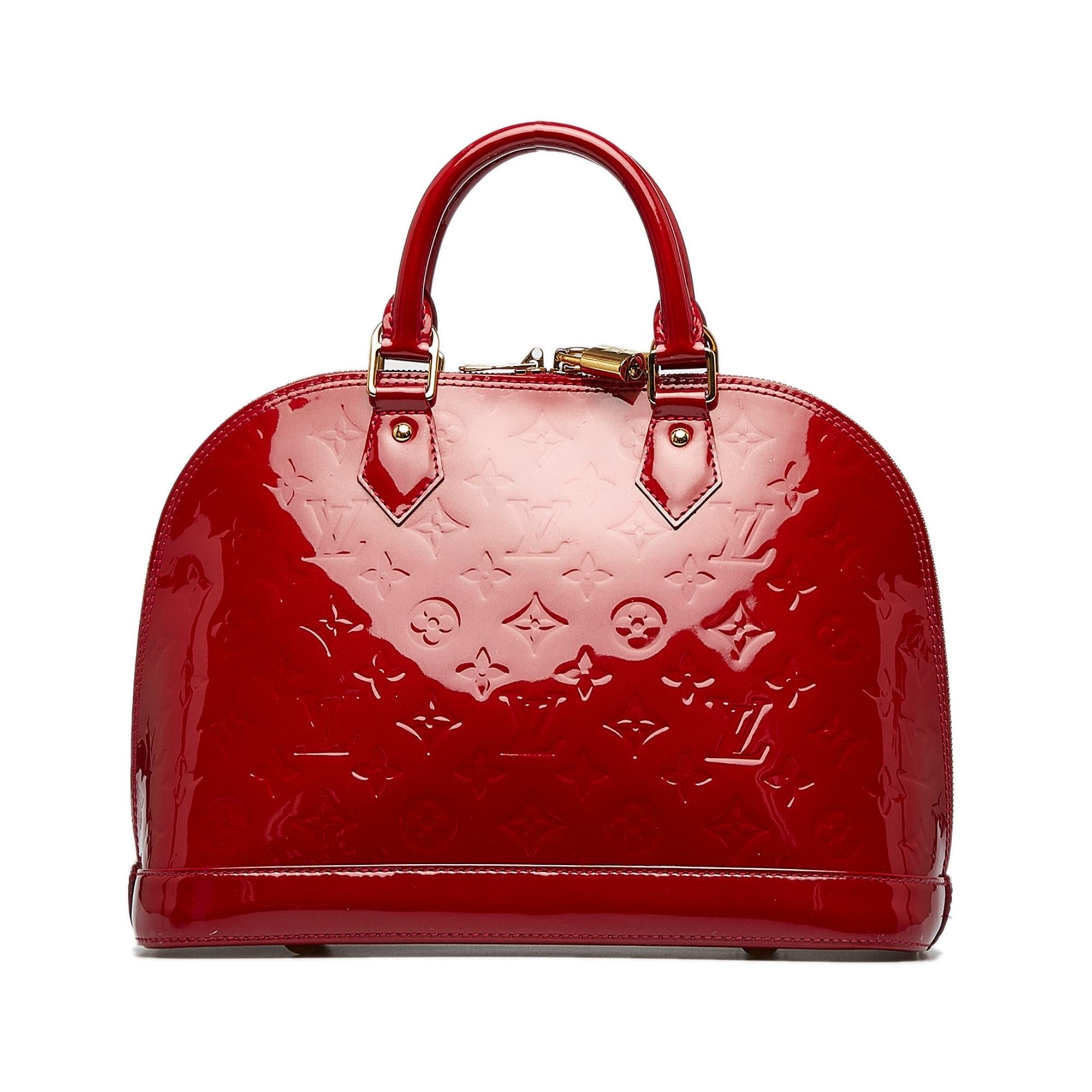 Louis Vuitton Monogram Vernis Alma PM (SHG-oToCAu)