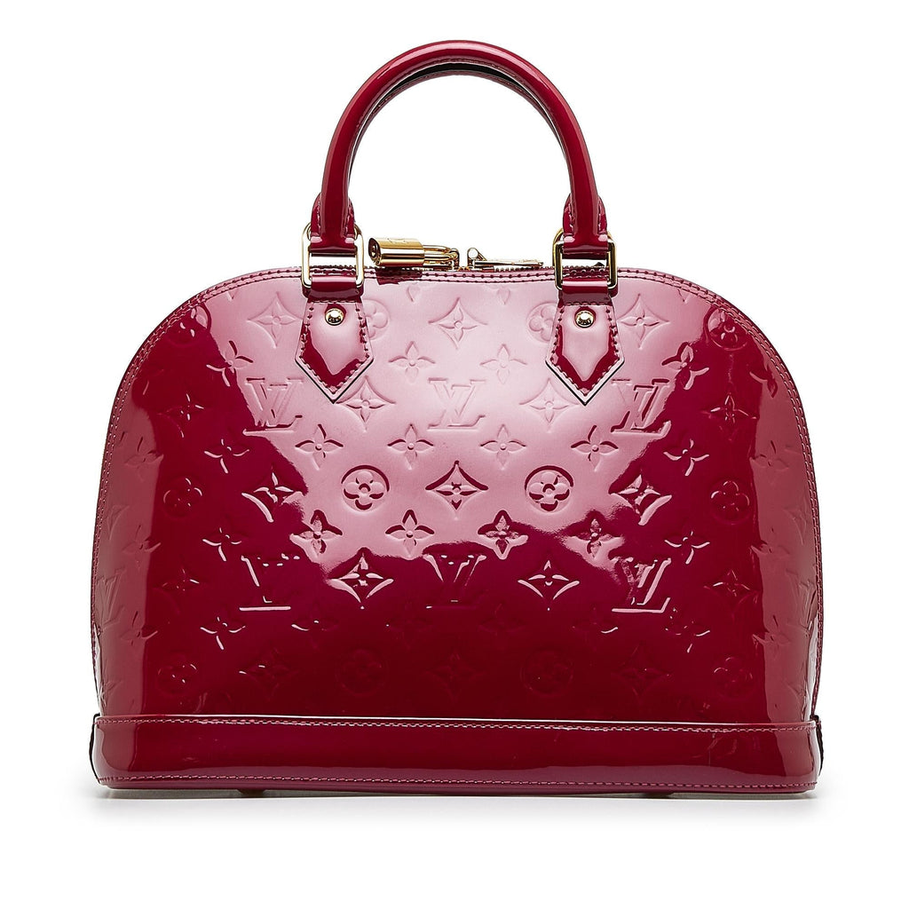 Louis Vuitton Monogram Vernis Alma PM (SHG-fGgxKm)