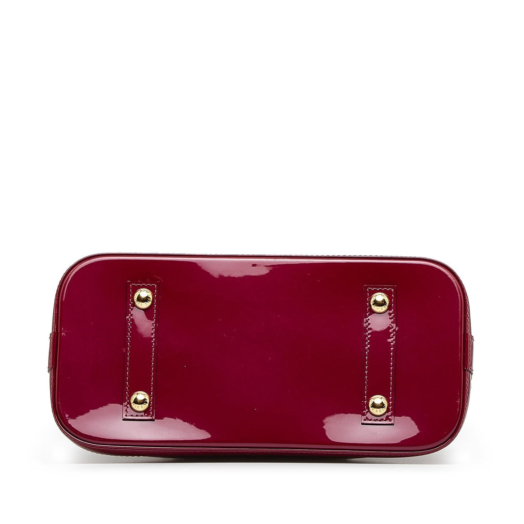 Louis Vuitton Monogram Vernis Alma PM (SHG-fGgxKm)