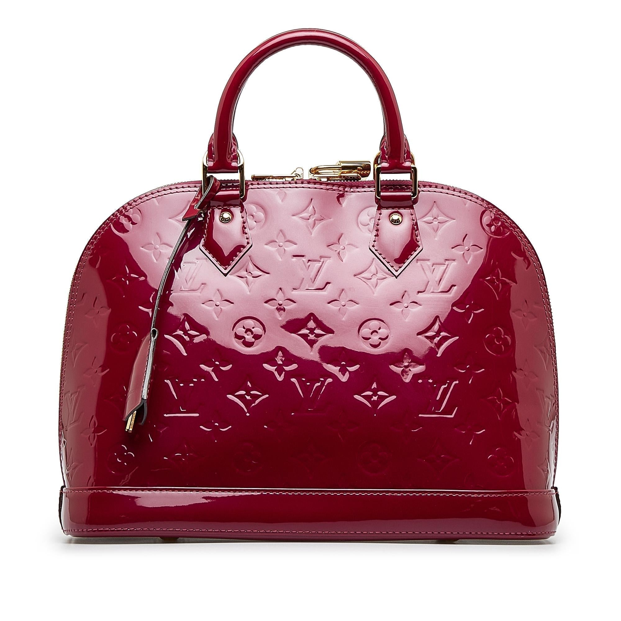 Louis Vuitton Monogram Vernis Alma PM (SHG-fGgxKm)