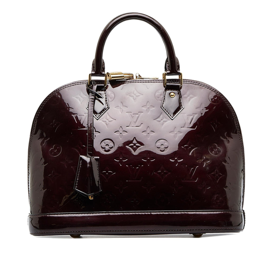 Louis Vuitton Monogram Vernis Alma PM (SHG-SkyOqF)